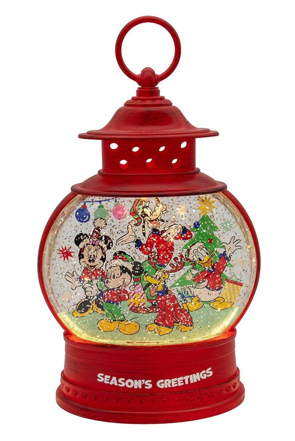 Kurt Adler 10-Inch Disney Lantern with Spinning Glitter Water
