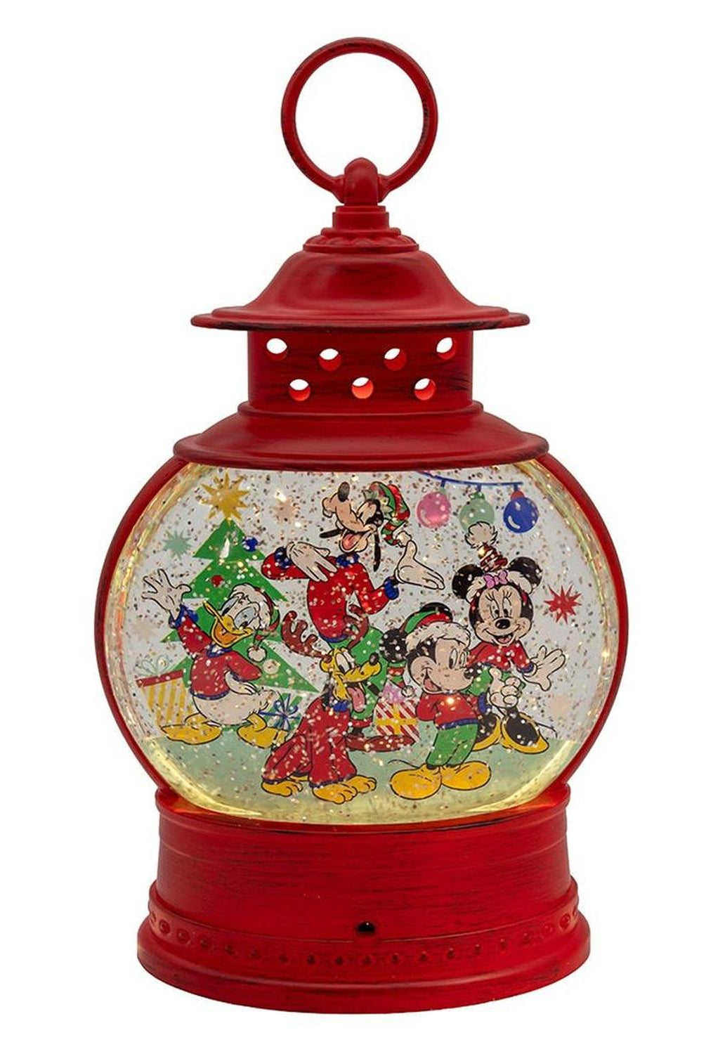 Kurt Adler 10-Inch Disney Lantern with Spinning Glitter Water