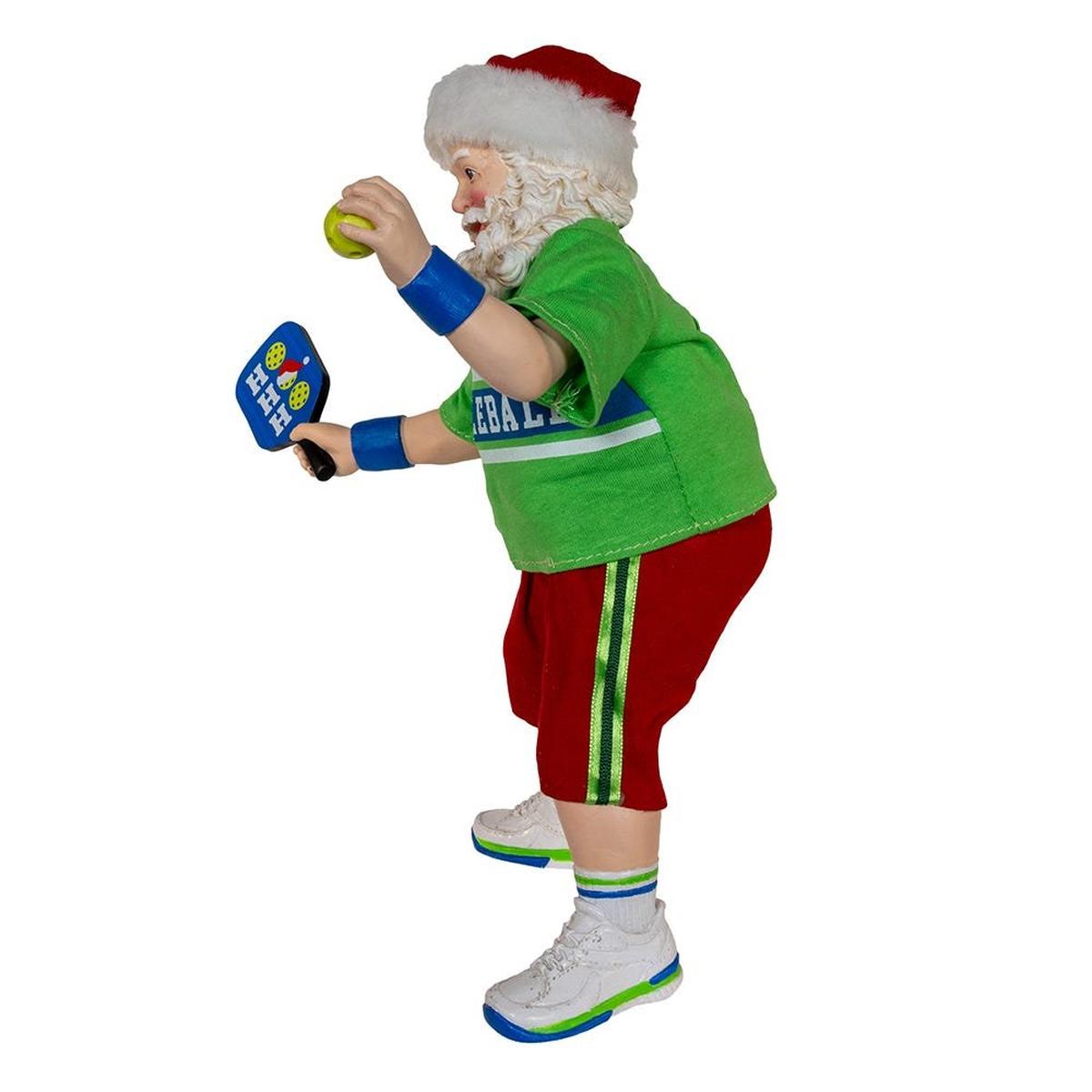 Shop For Kurt Adler 10 - Inch Fabriché Santa Playing Pickleball
