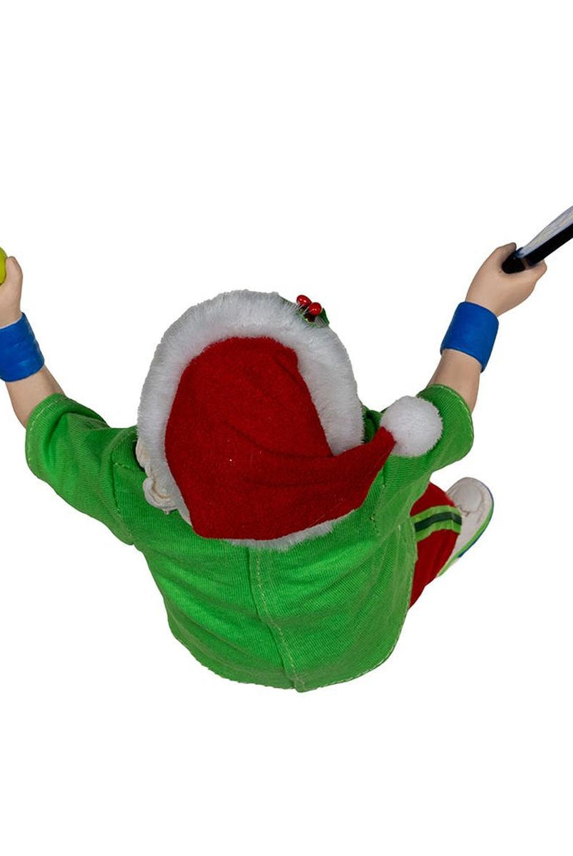 Shop For Kurt Adler 10 - Inch Fabriché Santa Playing Pickleball