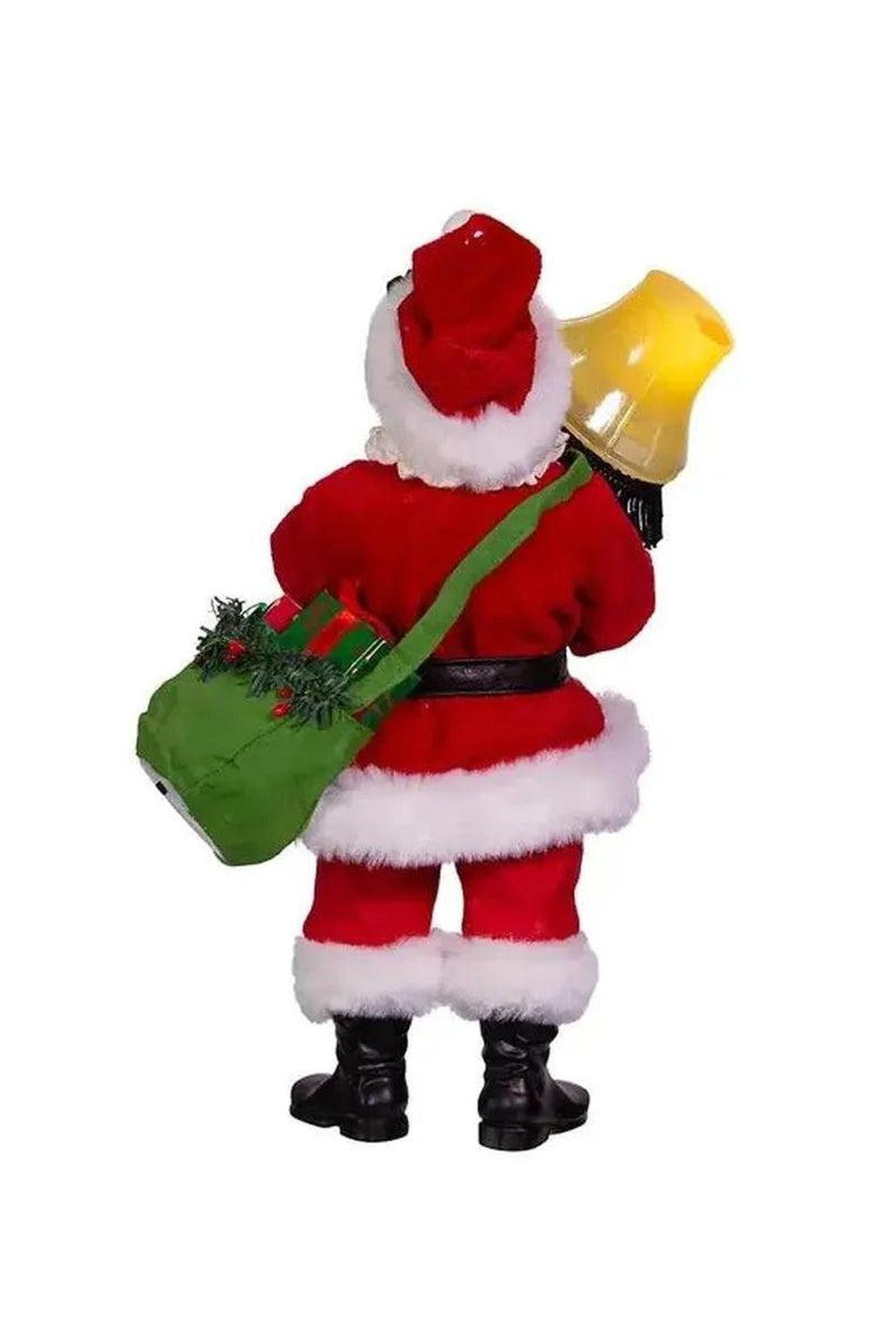 Kurt Adler 10-Inch Leg Lamp Fabriché Santa with Light