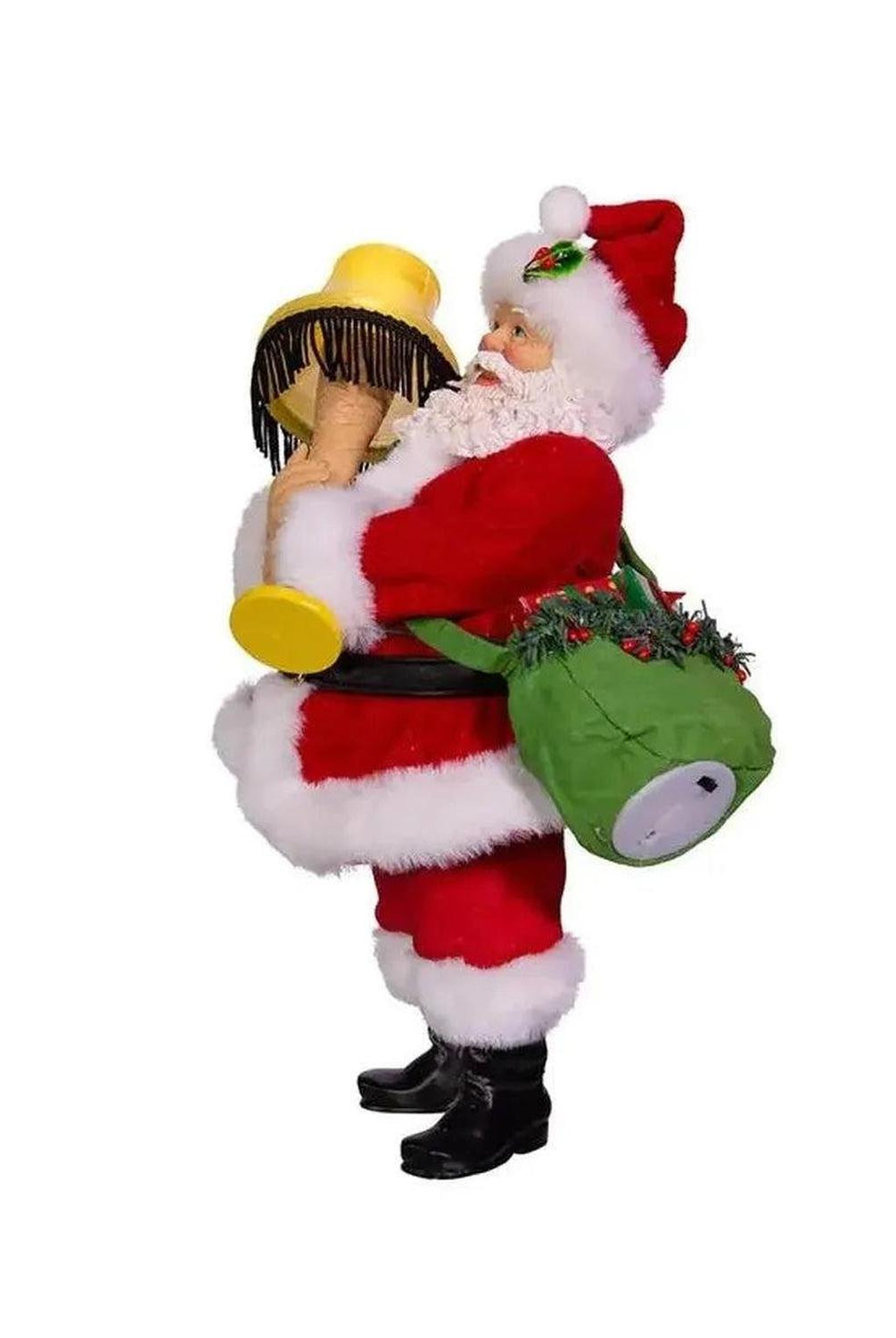 Kurt Adler 10-Inch Leg Lamp Fabriché Santa with Light