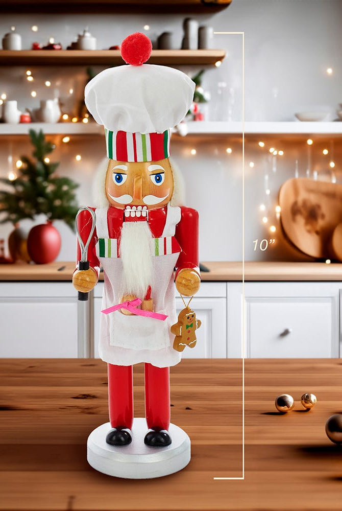 Shop For Kurt Adler 10 - Inch Wooden Chef Nutcracker