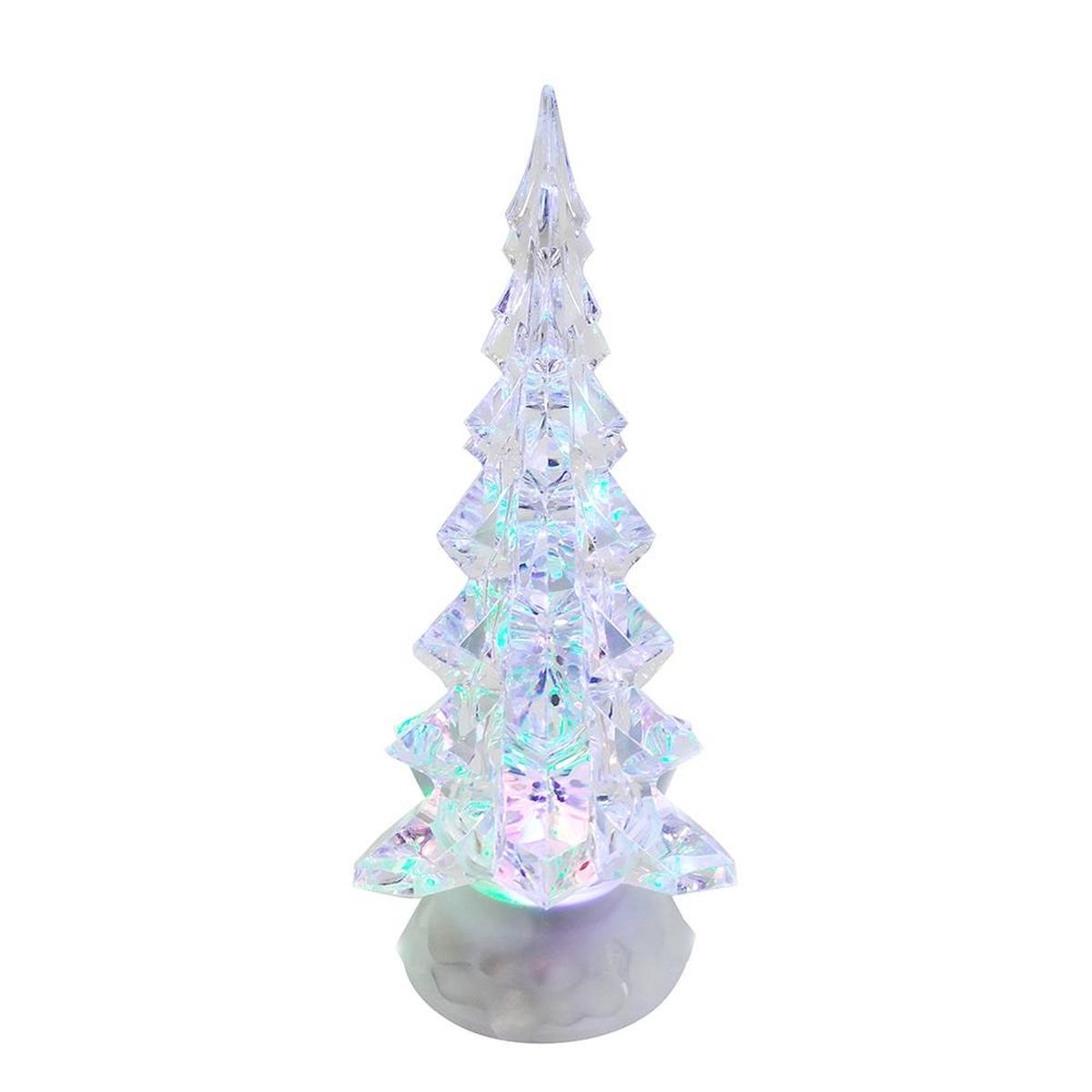 Shop For Kurt Adler 10.25 - Inch LED Clear Tree Table Piece with Motion