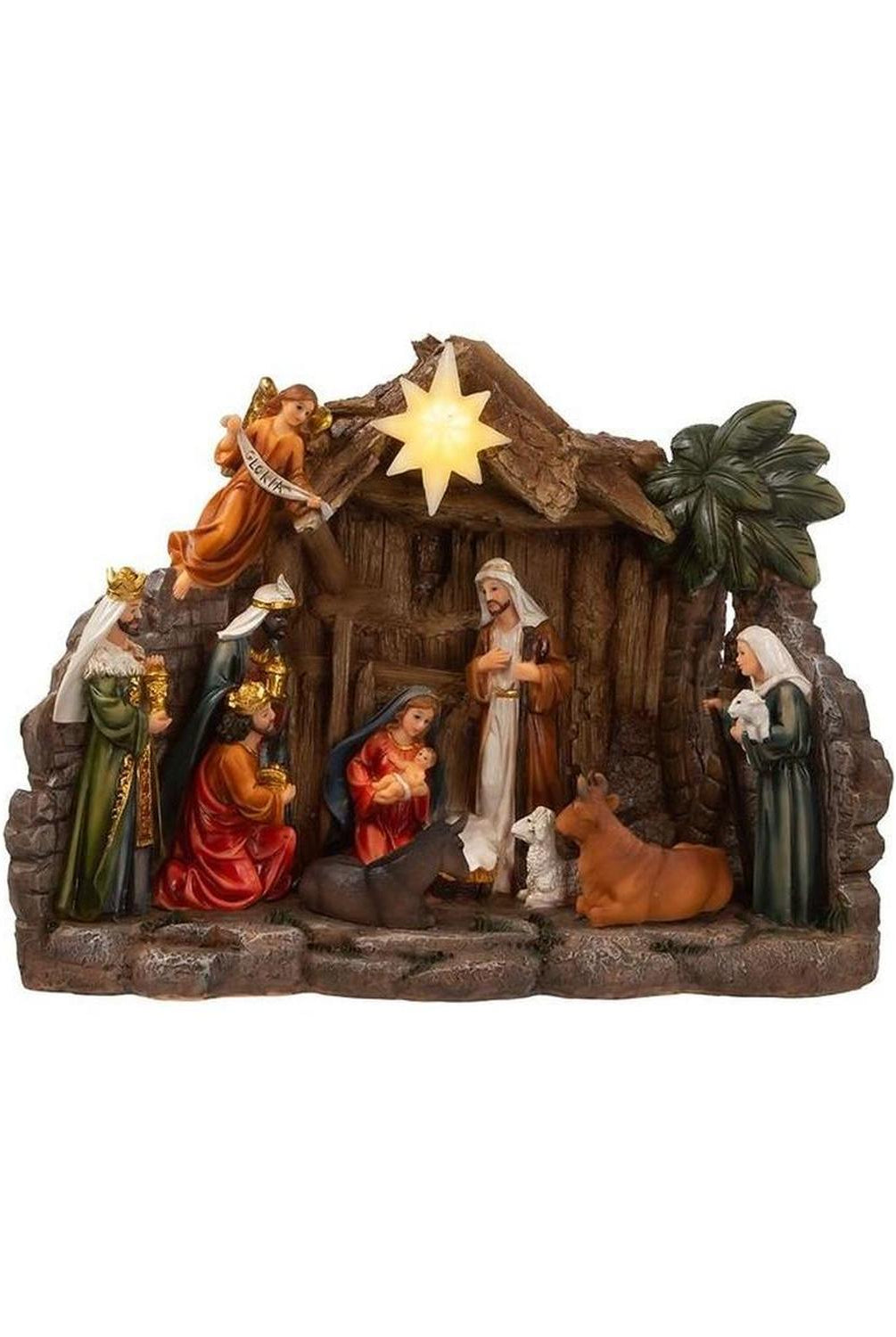 Shop For Kurt Adler 10.4" Battery Operated Light - Up Nativity