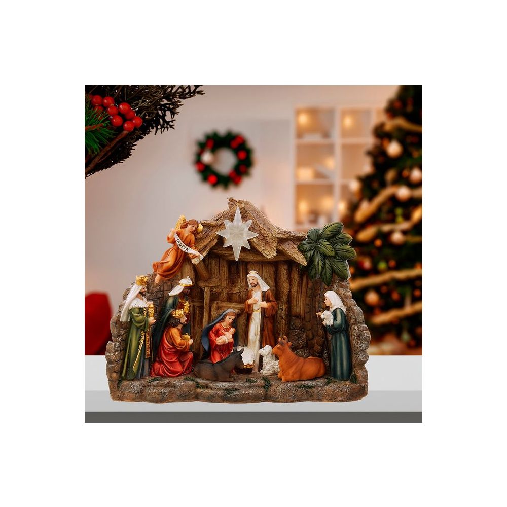 Shop For Kurt Adler 10.4" Battery Operated Light - Up Nativity