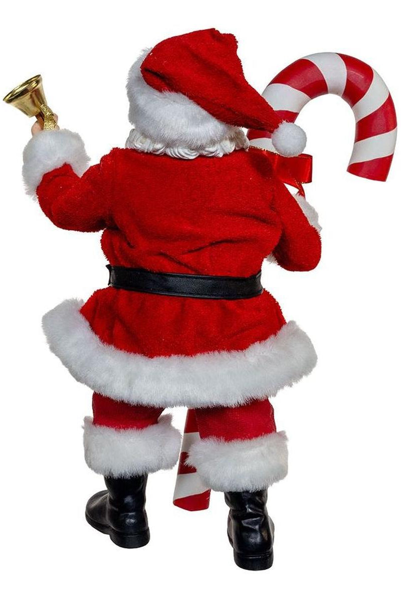 Shop For Kurt Adler 10.5" Fabriché Santa With Candy Cane
