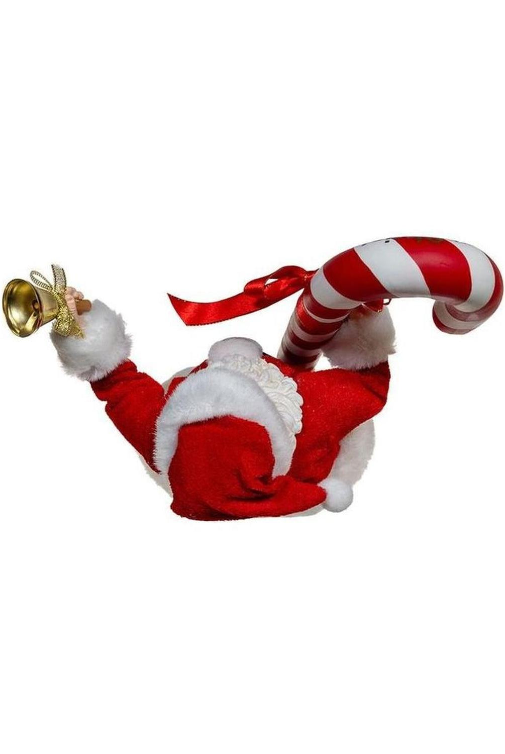 Kurt Adler 10.5" Fabriché Santa With Candy Cane