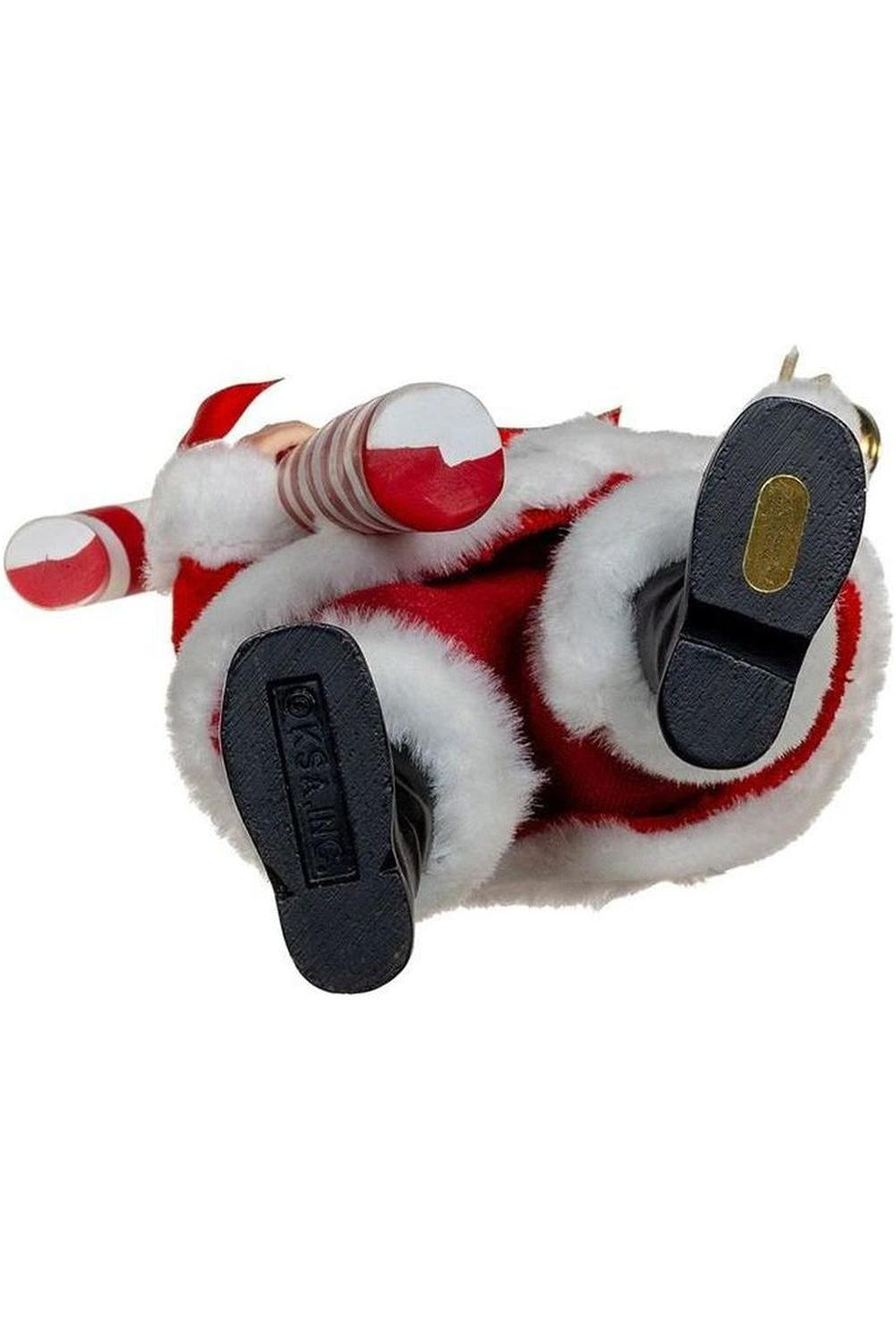 Kurt Adler 10.5" Fabriché Santa With Candy Cane