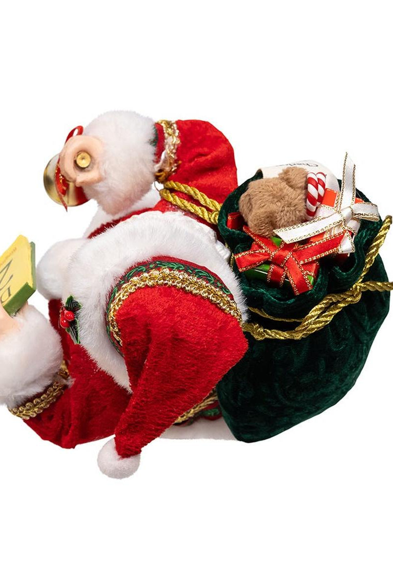 Shop For Kurt Adler 10.5" Fabriché Traditional Santa with Calendar