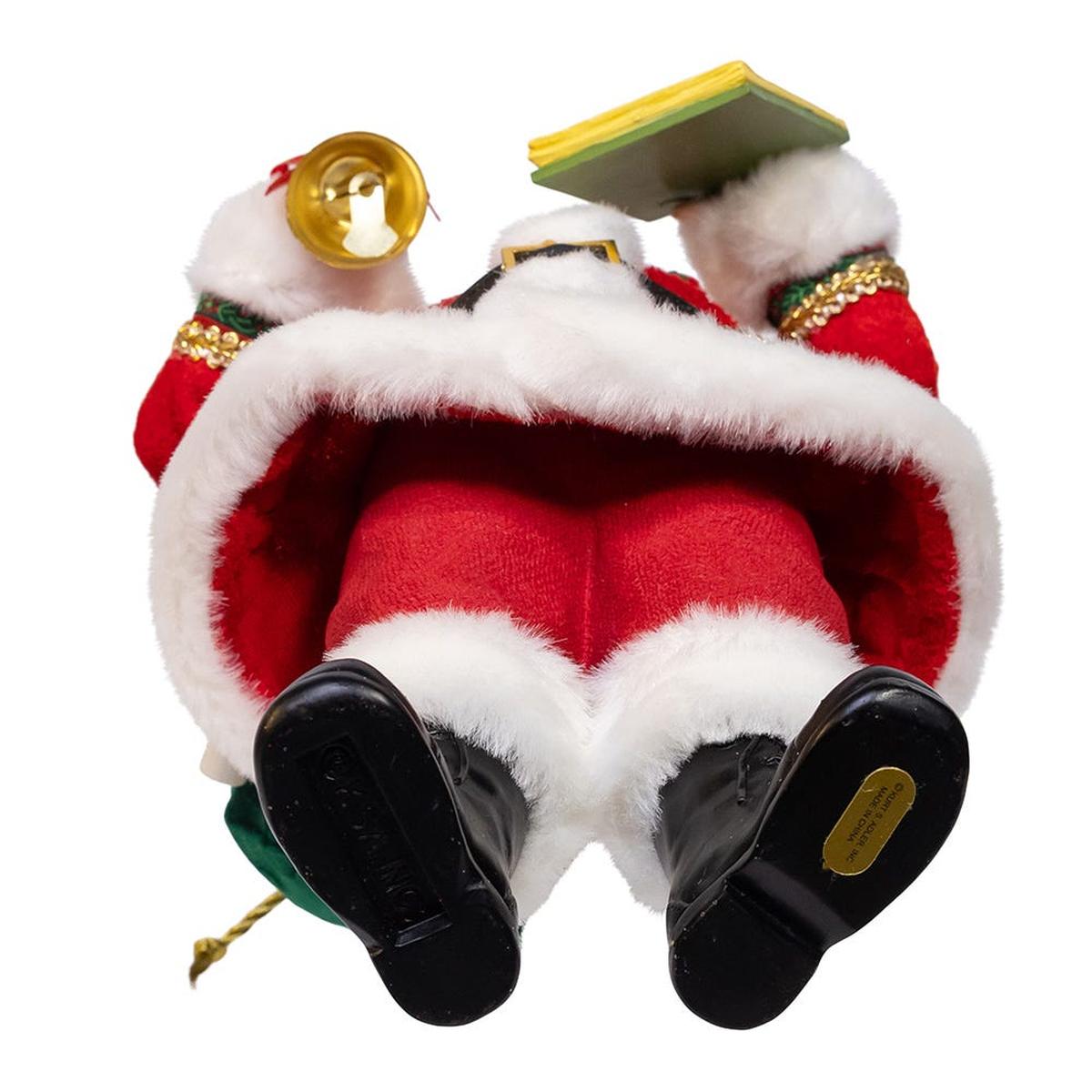 Shop For Kurt Adler 10.5" Fabriché Traditional Santa with Calendar