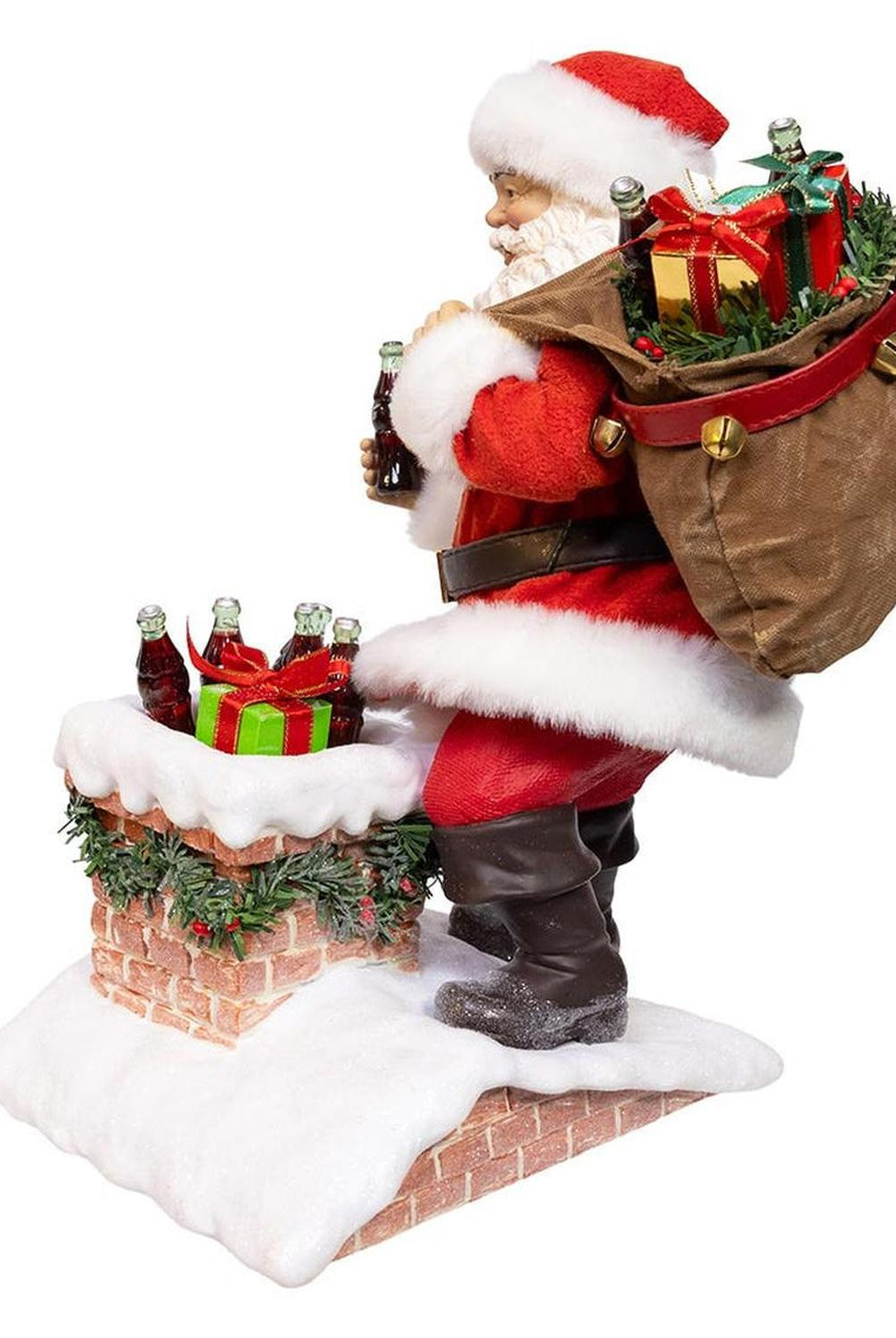 Kurt Adler 10.5-Inch Coca-Cola Santa Figurine