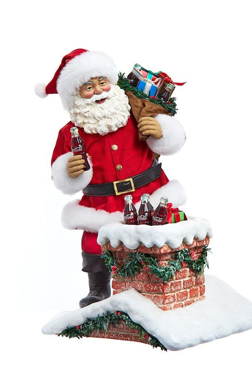 Shop For Kurt Adler 10.5 - Inch Coca - Cola Santa Figurine