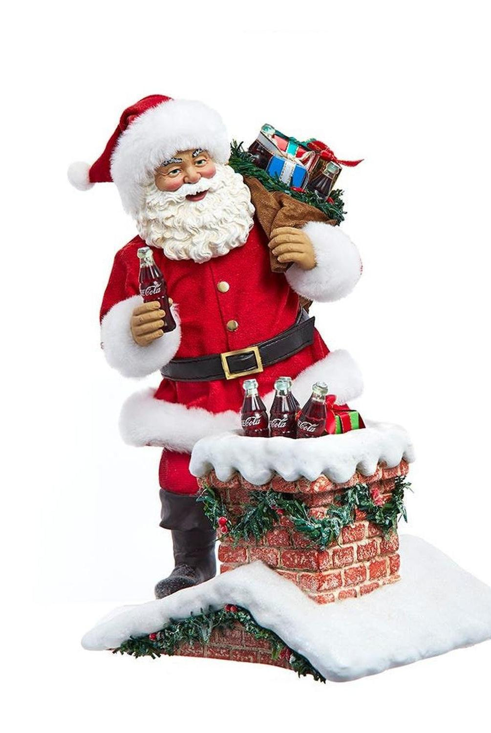 Kurt Adler 10.5-Inch Coca-Cola Santa Figurine