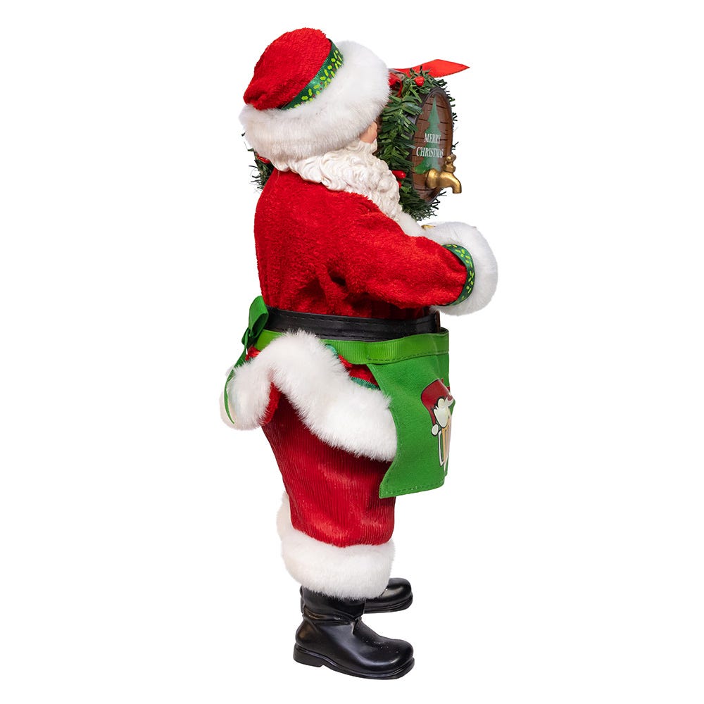 Shop For Kurt Adler 10.5 - Inch Fabriché Beer Santa with Barrel