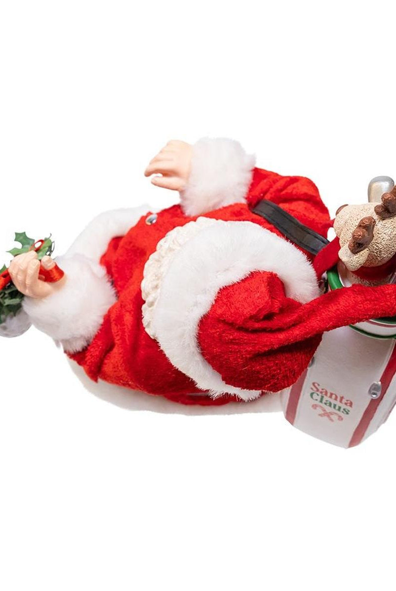 Shop For Kurt Adler 10.5 - Inch Fabriché Golf Santa