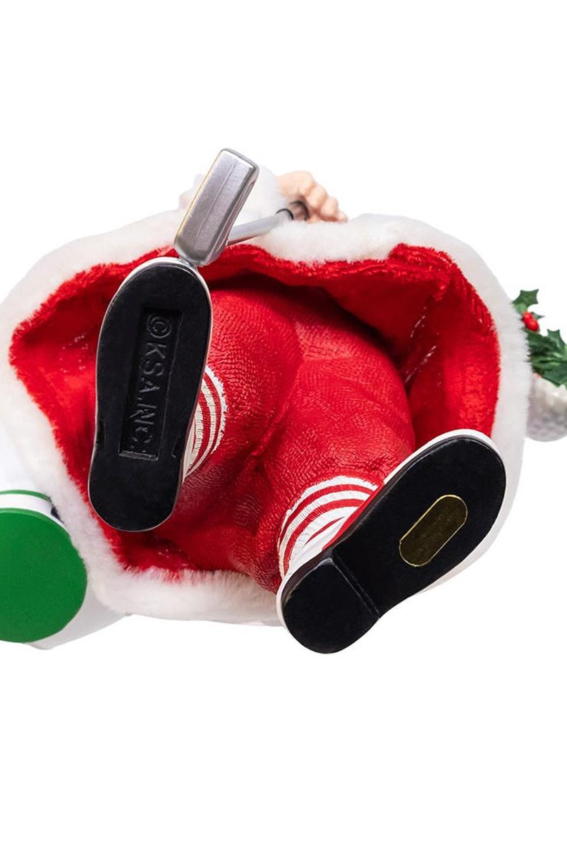 Shop For Kurt Adler 10.5 - Inch Fabriché Golf Santa