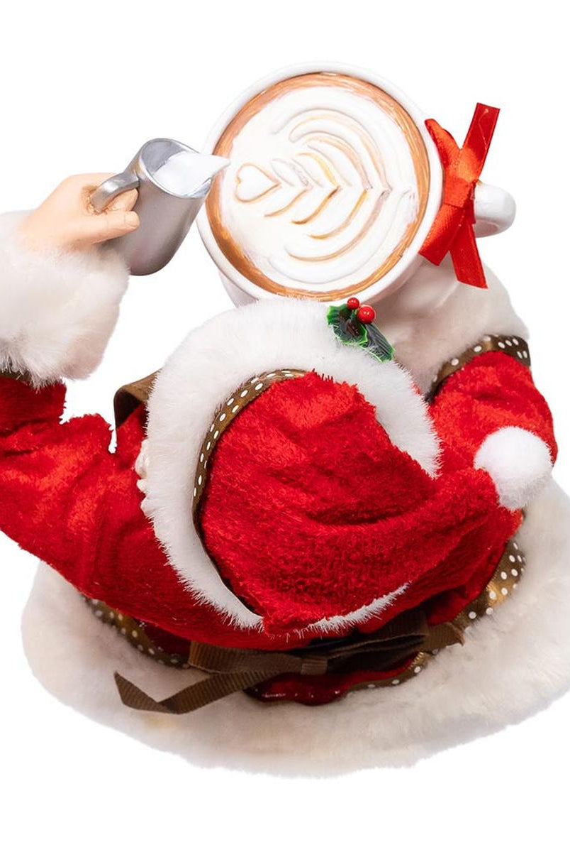 Shop For Kurt Adler 10.5 - Inch Fabriché Santa Love Coffee Cup