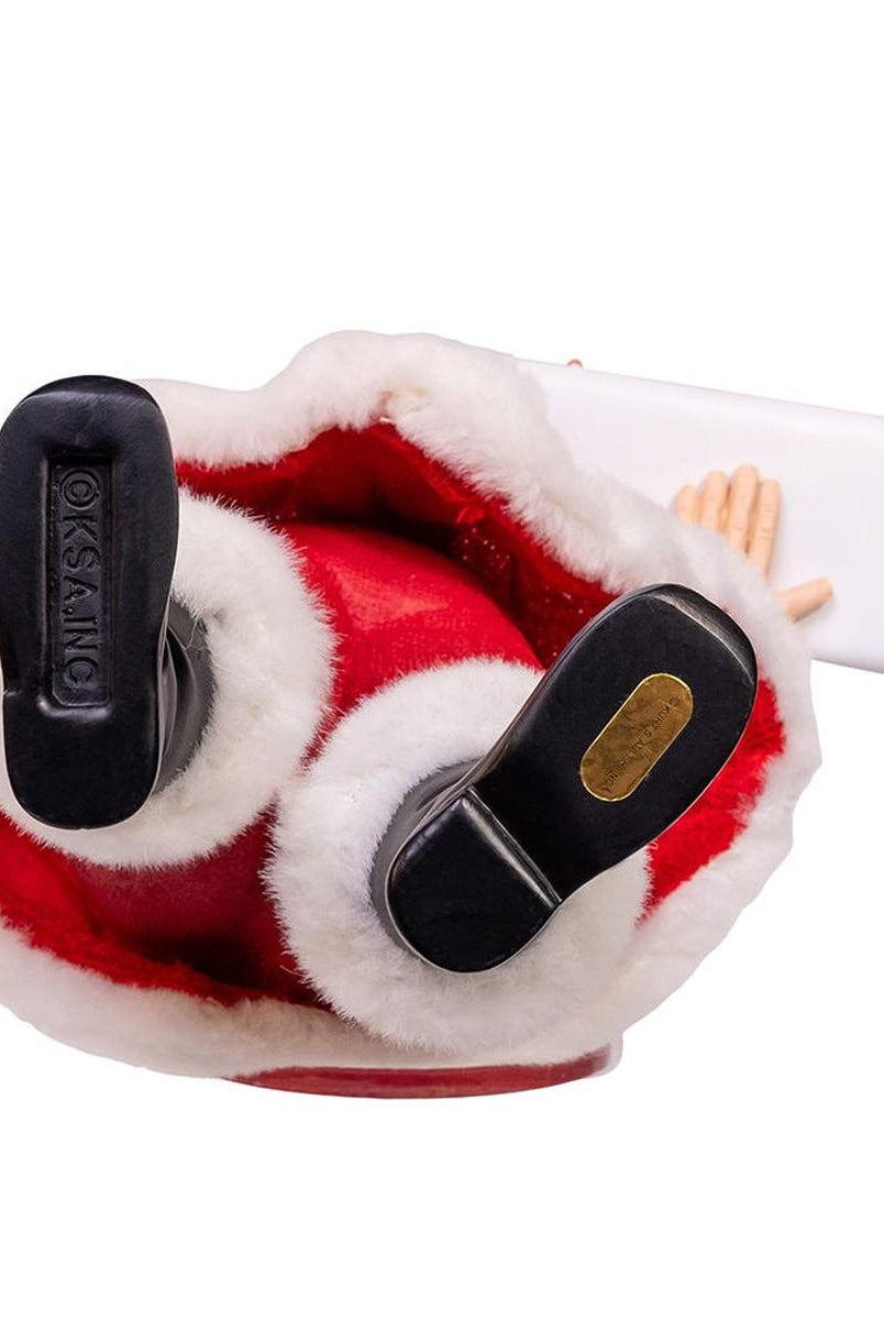 Shop For Kurt Adler 10.5 - Inch Fabriché Santa with Sushi Platter