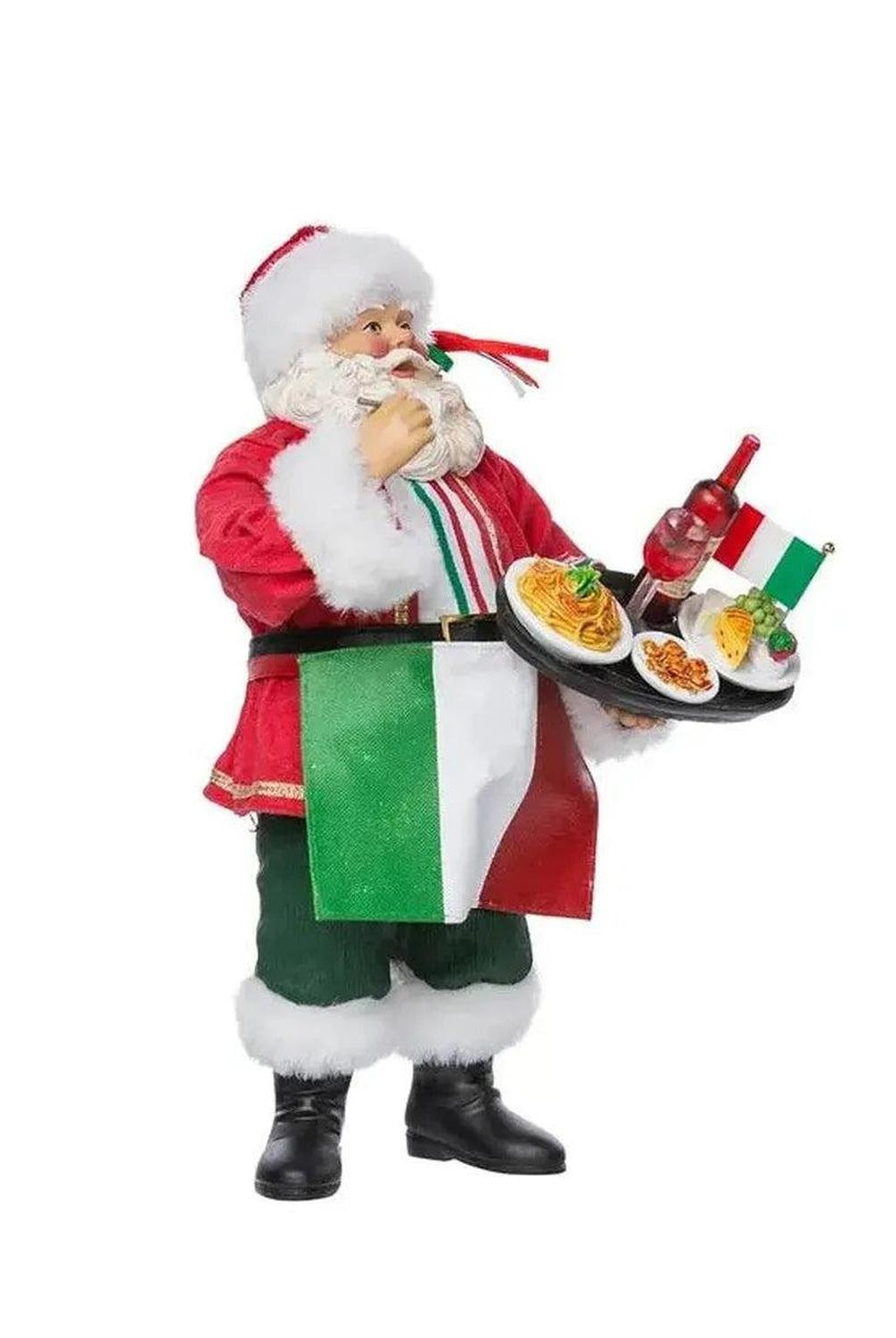 Kurt Adler 10.5-Inch Musical Italian Santa