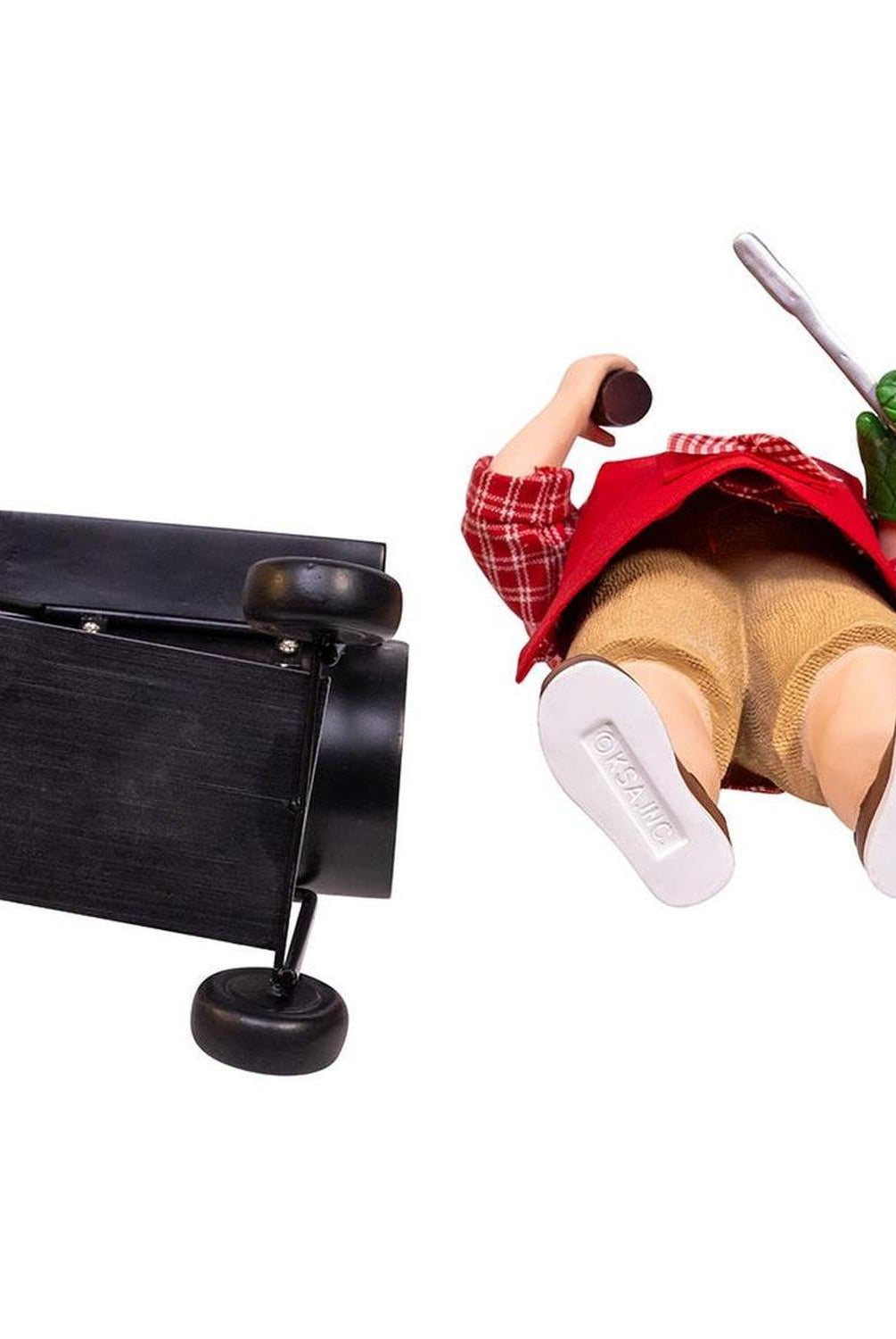 Kurt Adler 10.75-Inch Barbecue Grill Santa Figurine