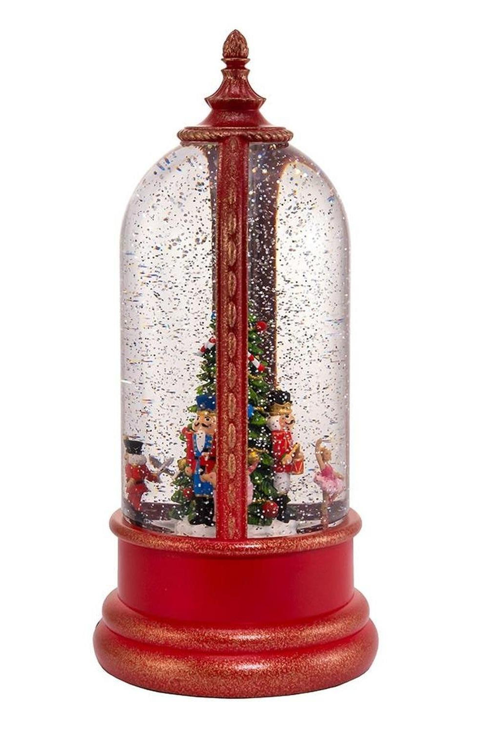 Kurt Adler 10.8-Inch Lighted Musical Nutcracker Water Lantern