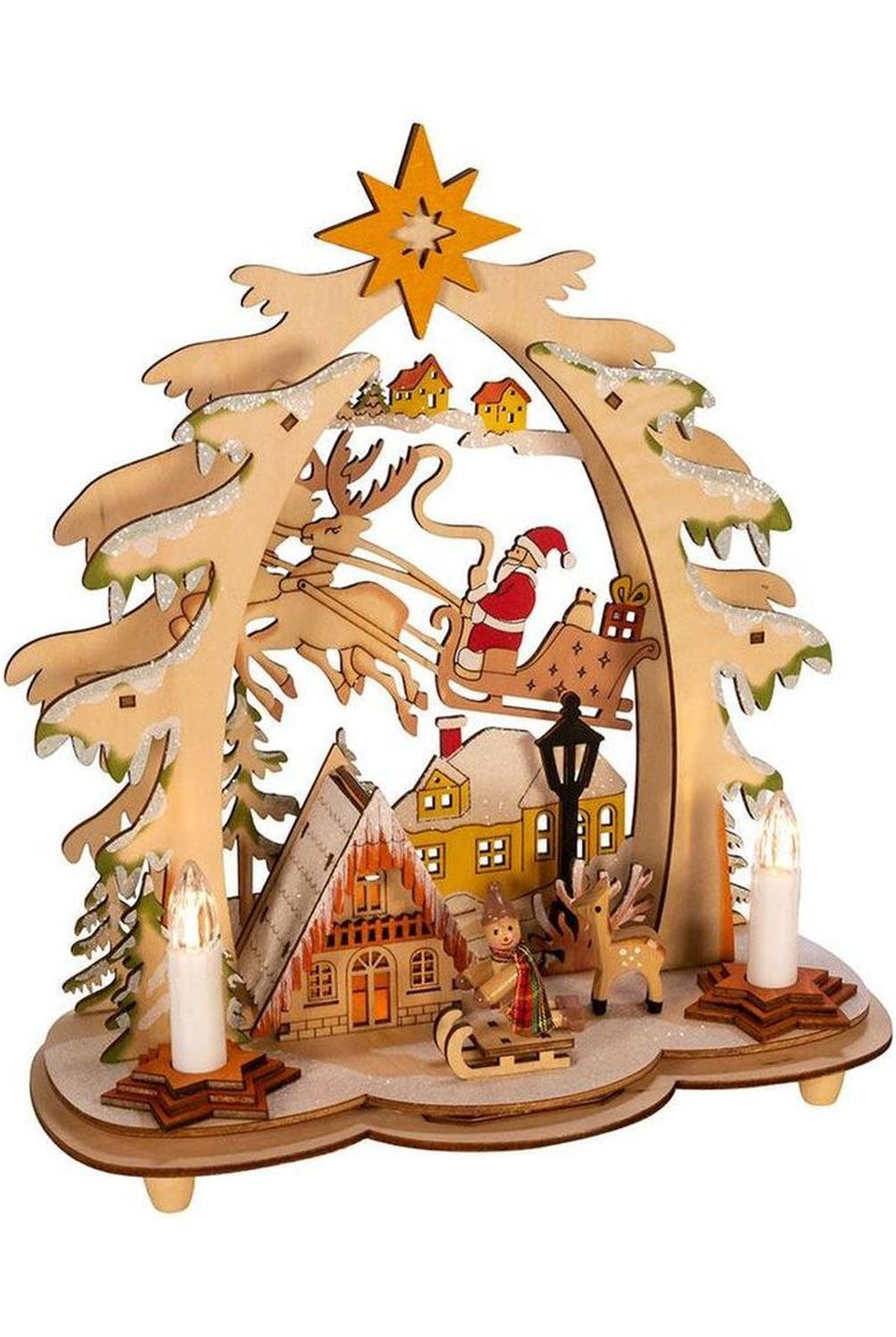 Kurt Adler 10.82" Battery-Operated Village LED House