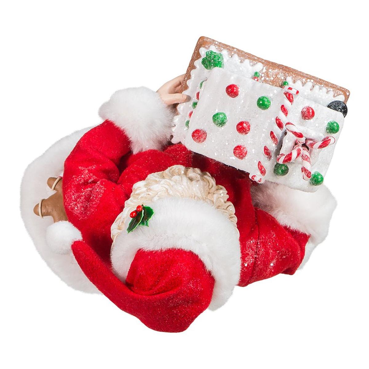 Shop For Kurt Adler 11" Battery - Operated Santa with Light - Up Gingerbread House