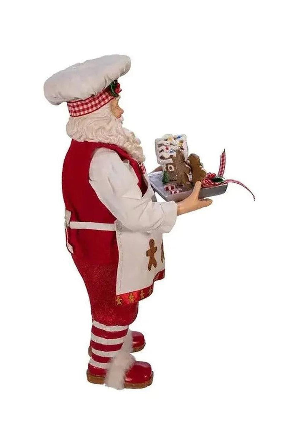 Kurt Adler 11" Fabriché™ Gingerbread Chef Santa