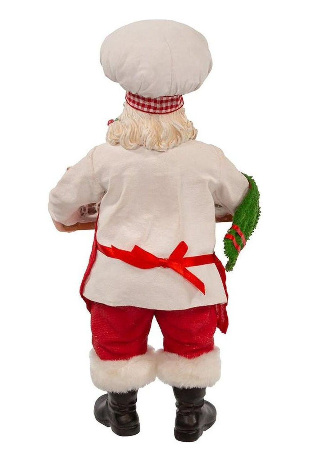 Kurt Adler 11" Fabriché Santa with Gingerbread Train