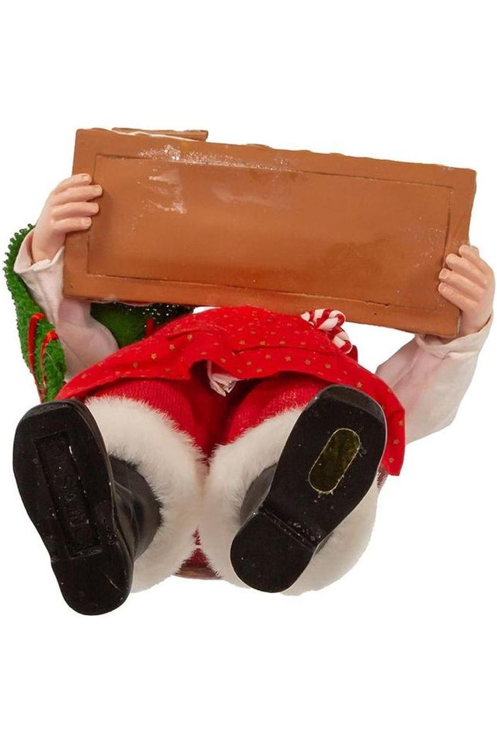 Kurt Adler 11" Fabriché Santa with Gingerbread Train