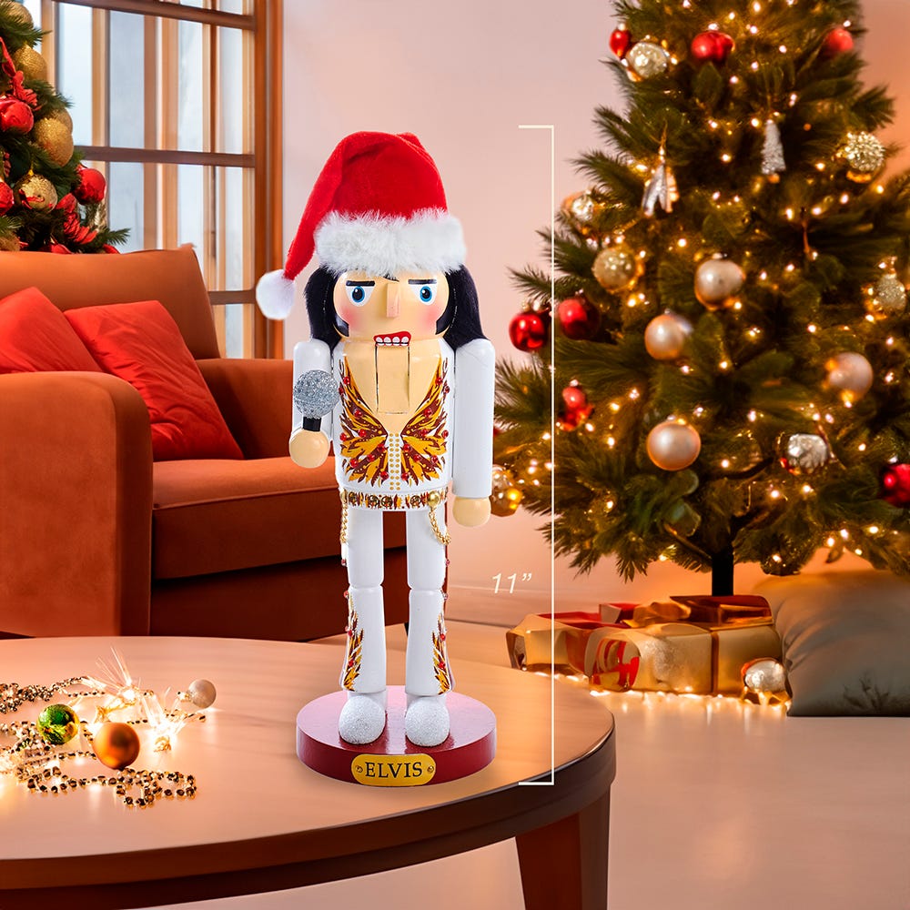 Shop For Kurt Adler 11 - Inch Elvis® in Flame Suit Nutcracker