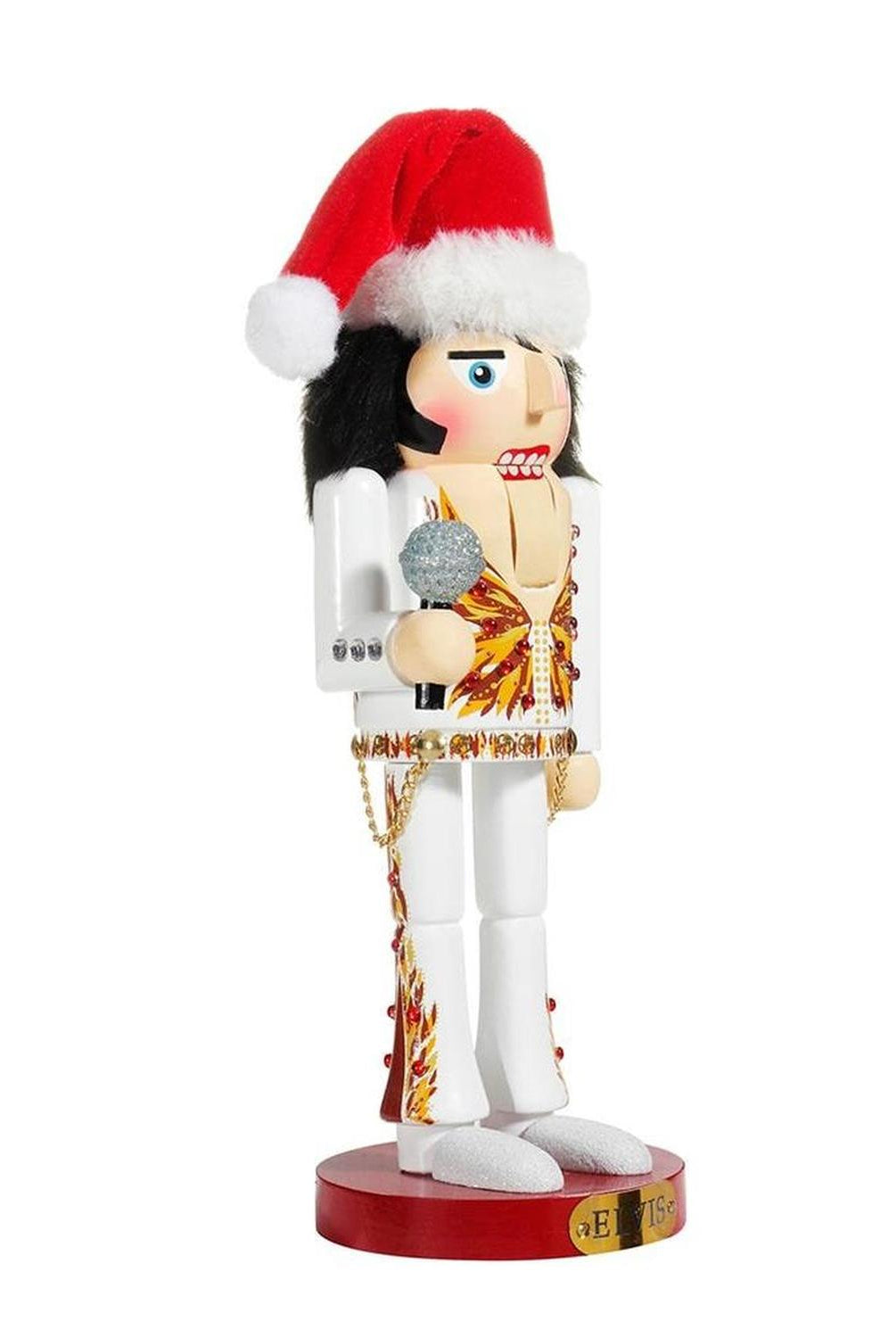 Kurt Adler 11-Inch Elvis® in Flame Suit Nutcracker