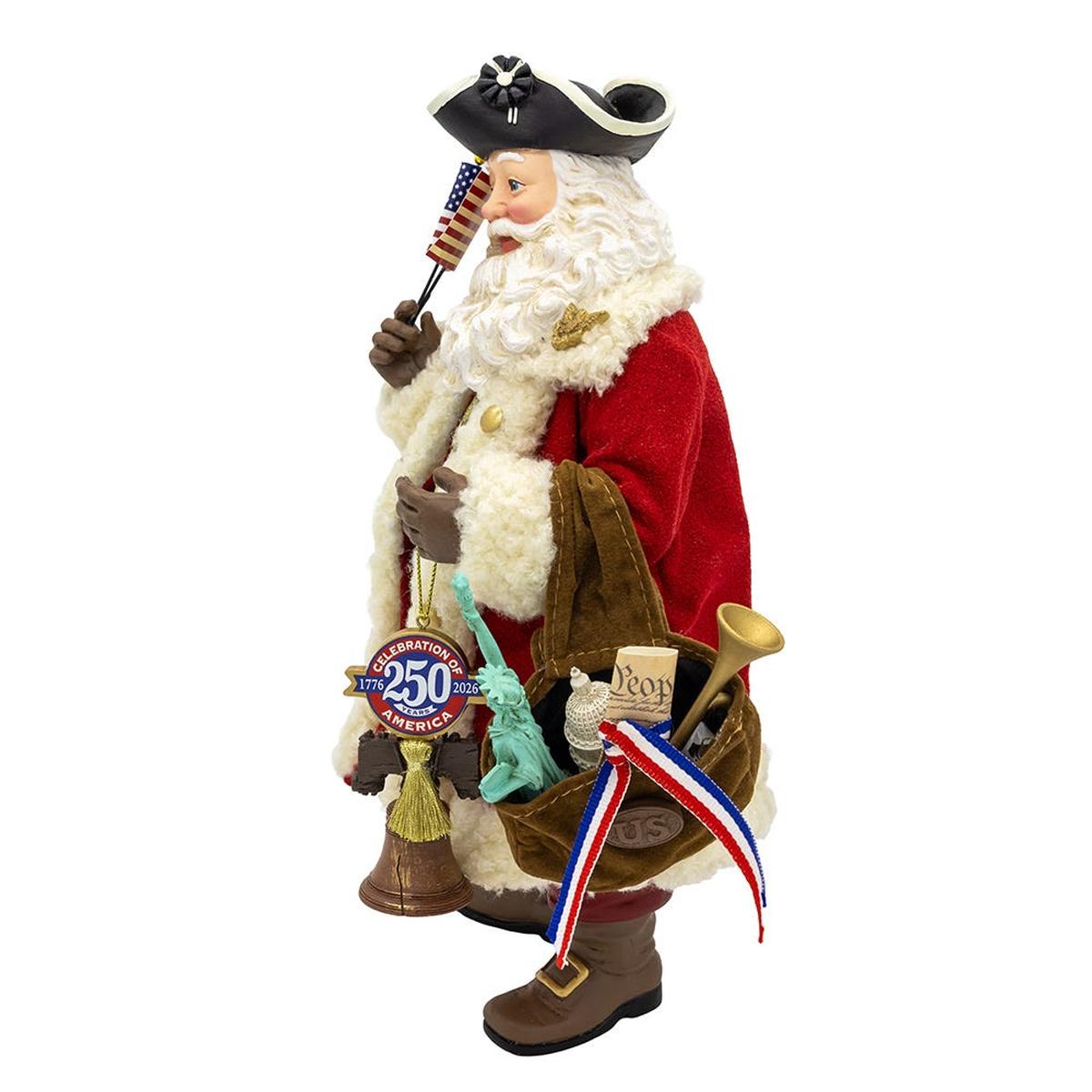 Shop For Kurt Adler 11 Inch Fabriché 250th Anniversary of America Musical Santa