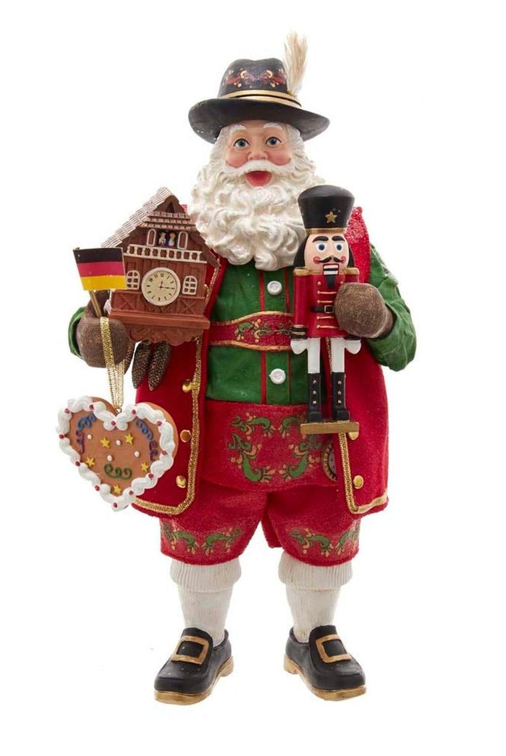 Kurt Adler 11-Inch Fabriché Musical German Santa