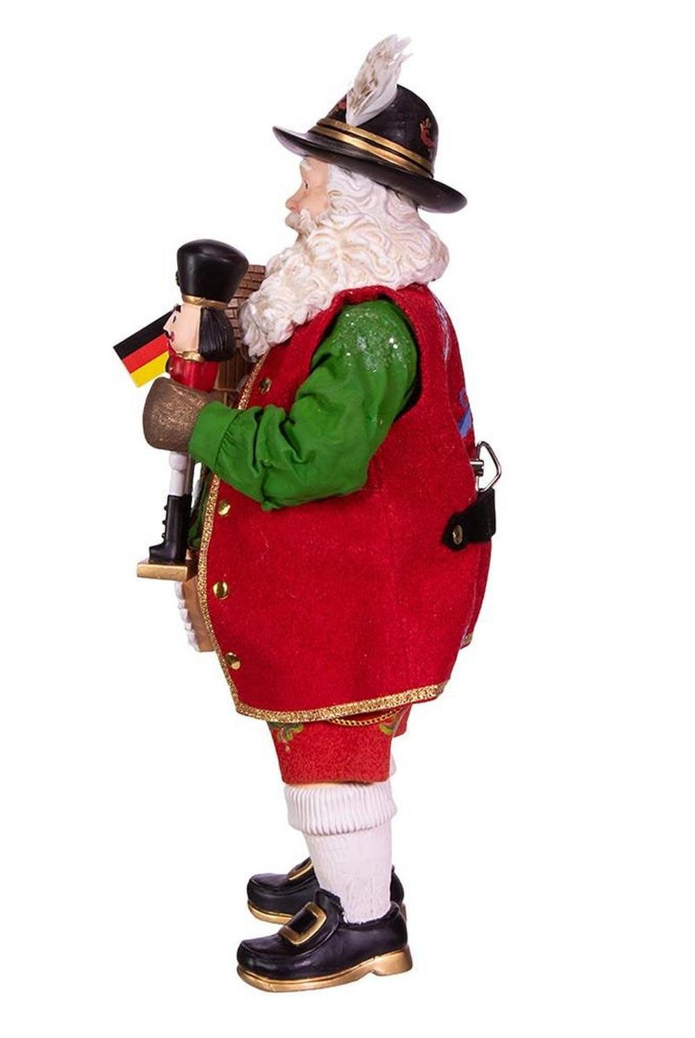 Kurt Adler 11-Inch Fabriché Musical German Santa