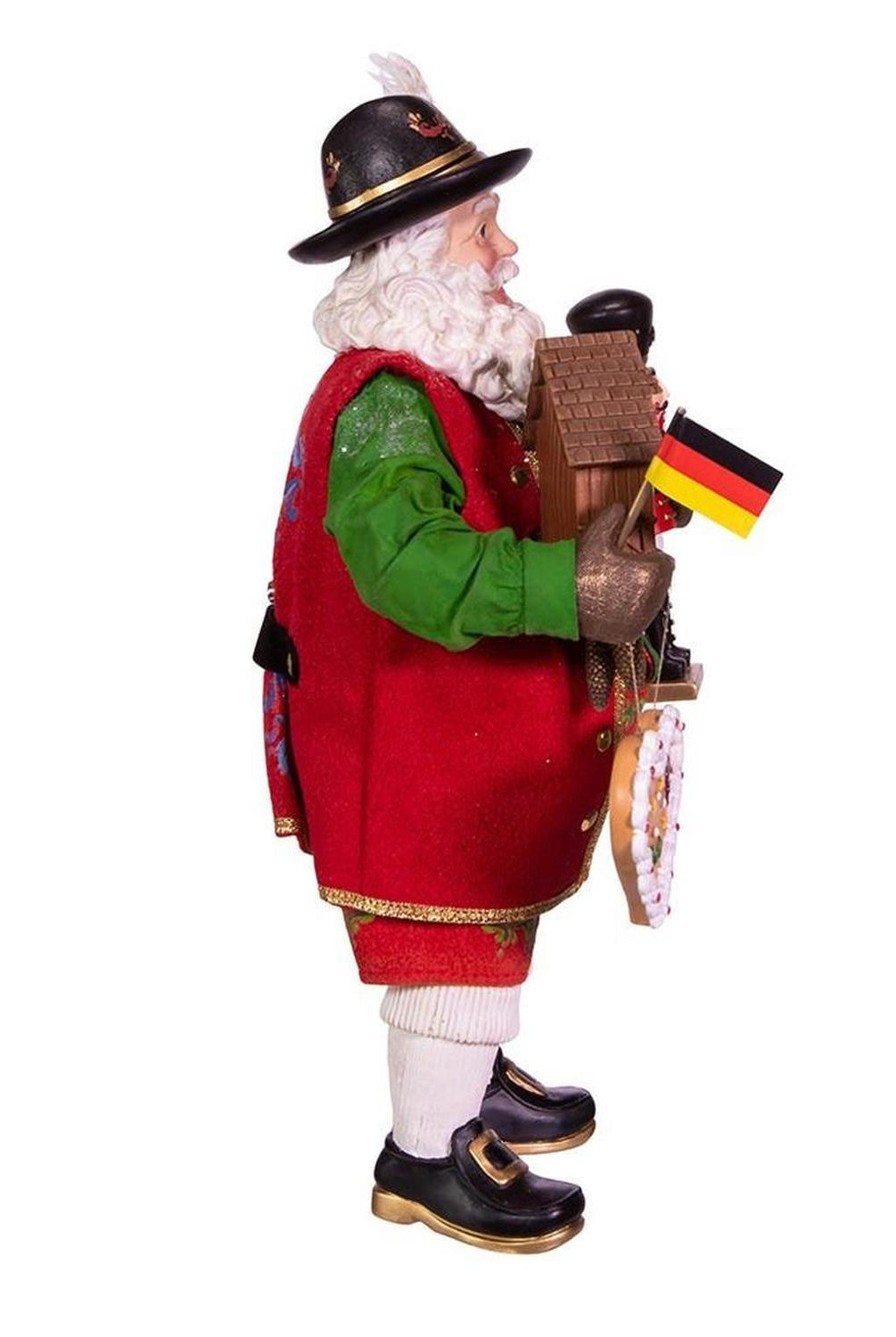 Kurt Adler 11-Inch Fabriché Musical German Santa