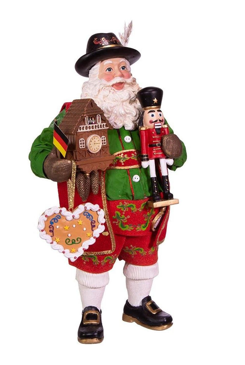 Kurt Adler 11-Inch Fabriché Musical German Santa