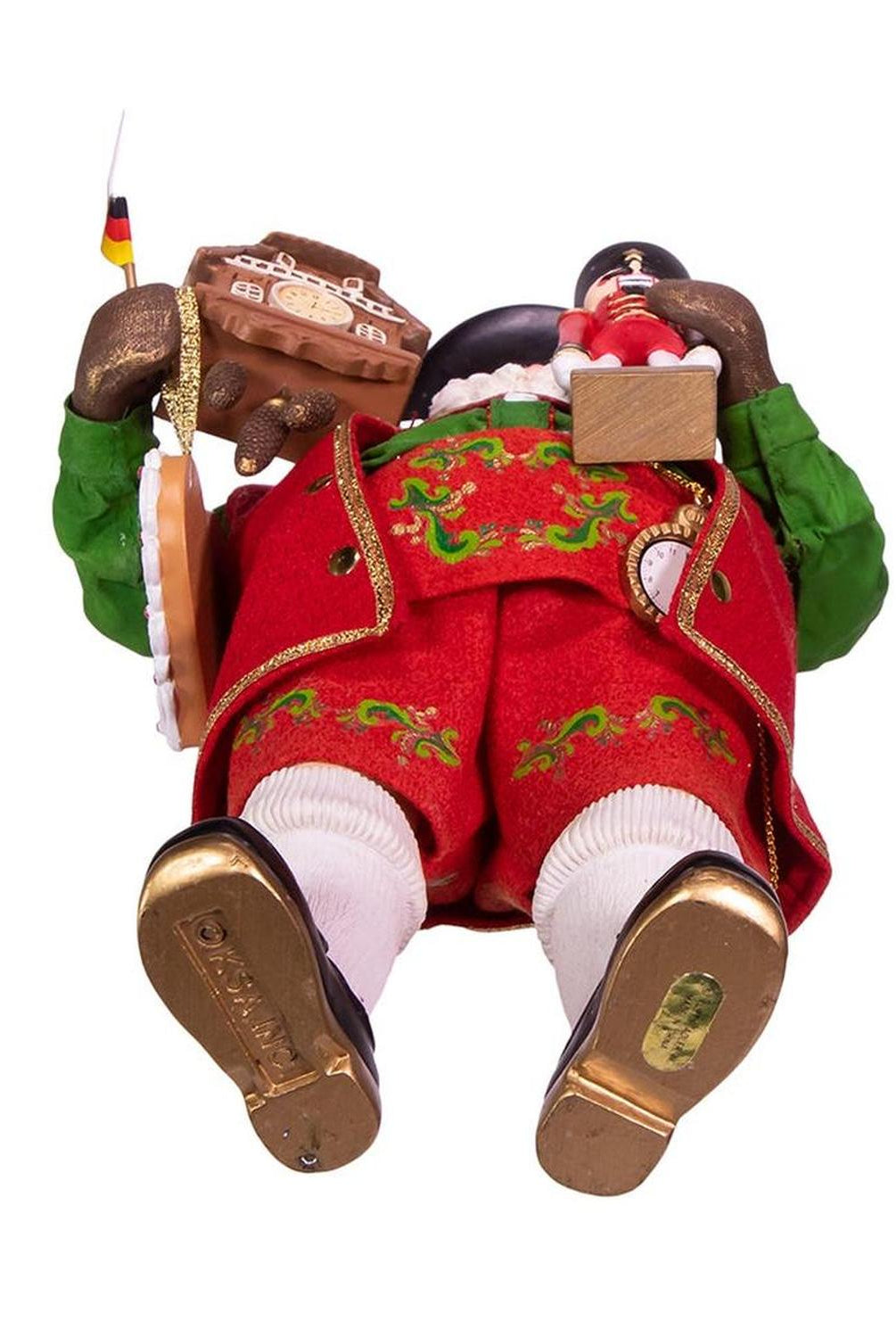 Kurt Adler 11-Inch Fabriché Musical German Santa