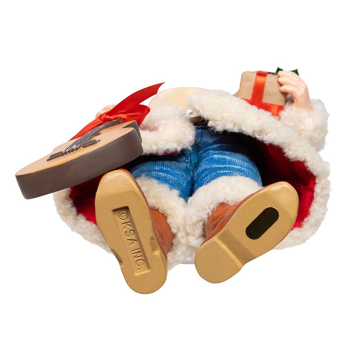 Shop For Kurt Adler 11 - Inch Fabriché Western Santa with Guitar
