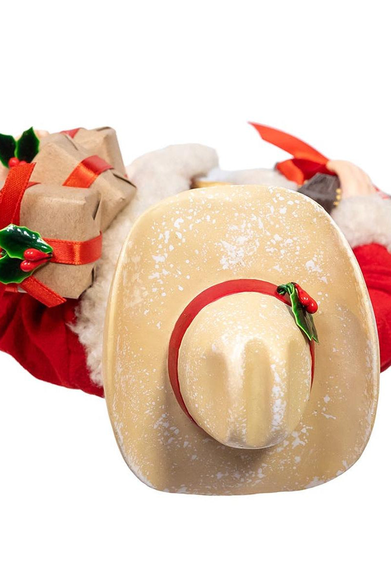 Shop For Kurt Adler 11 - Inch Fabriché Western Santa with Guitar