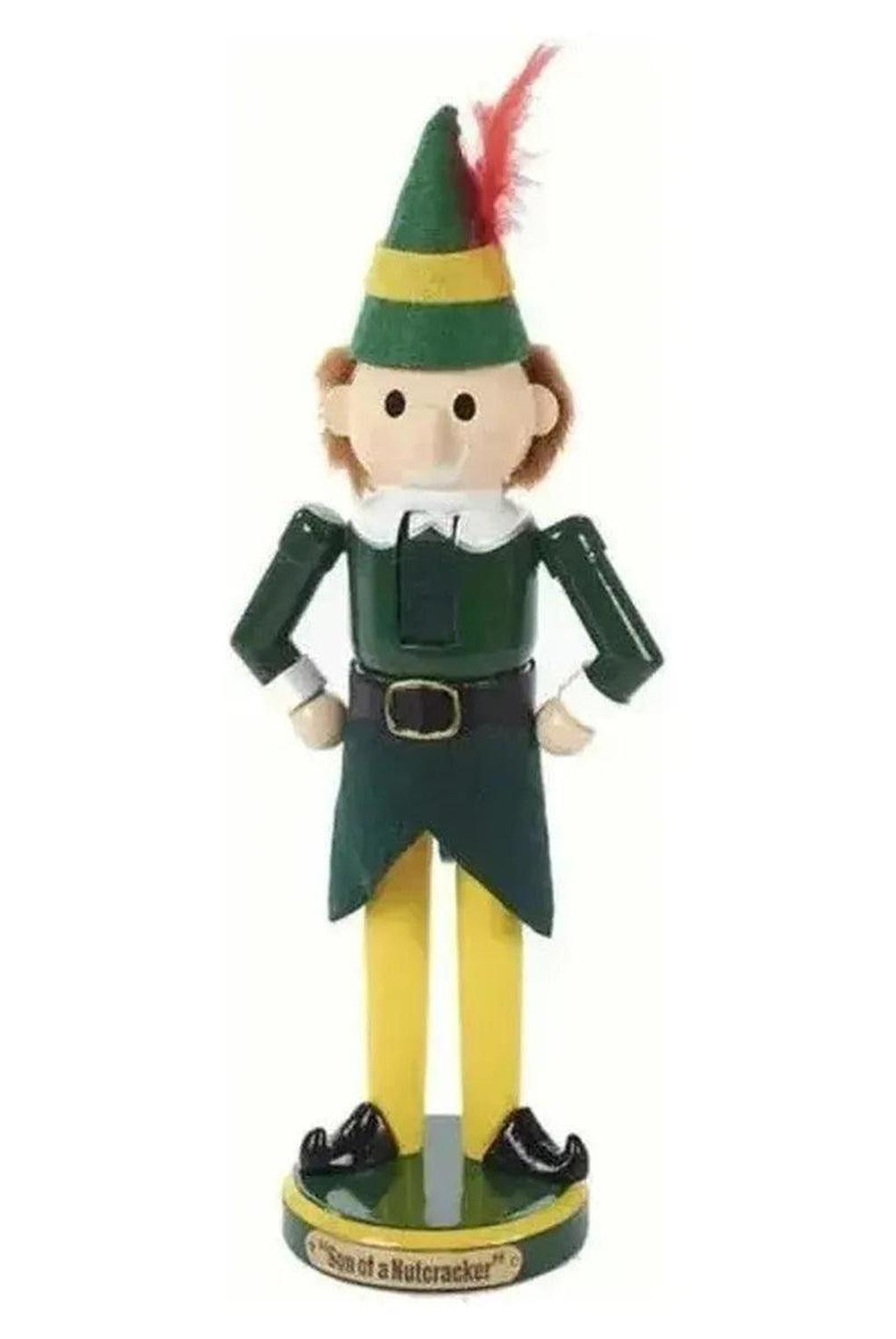 Kurt Adler 11" Wooden Buddy the Elf Nutcracker™