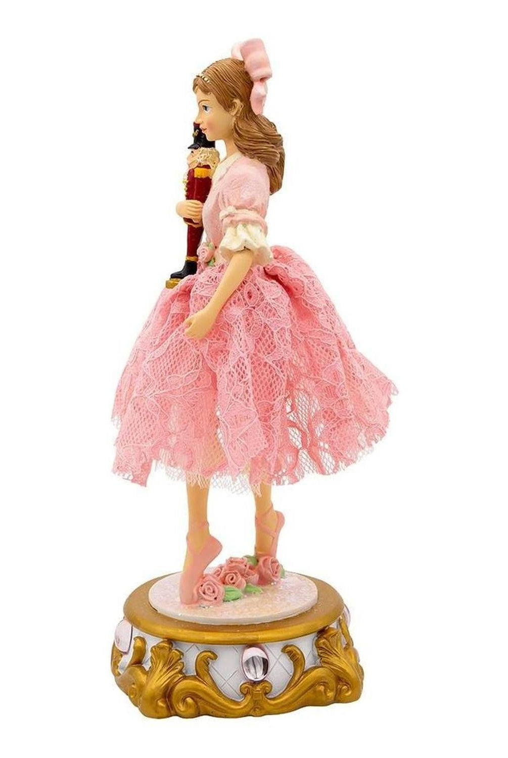 Kurt Adler 11.25" Clara Ballet Nutcracker Musical Deco