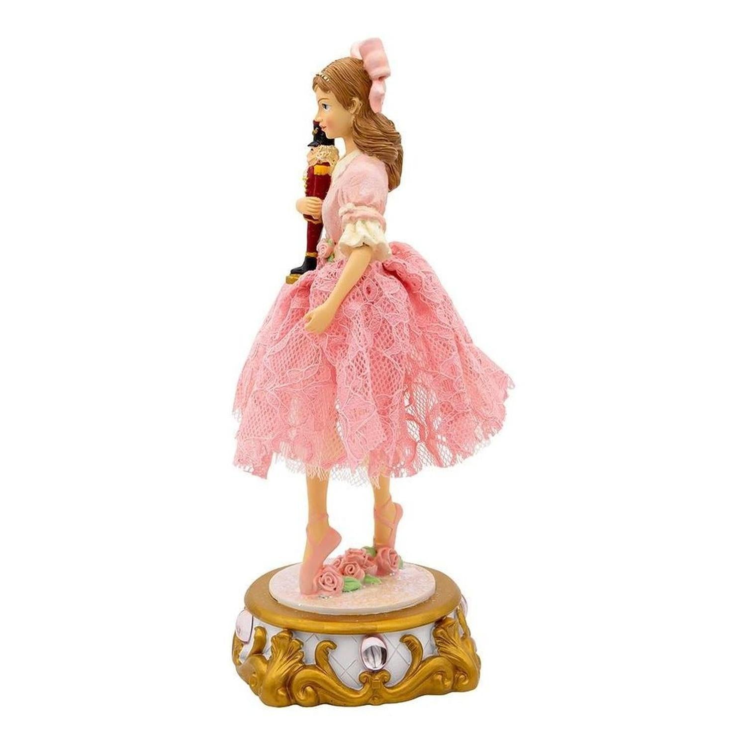 Kurt Adler 11.25" Clara Ballet Nutcracker Musical Deco