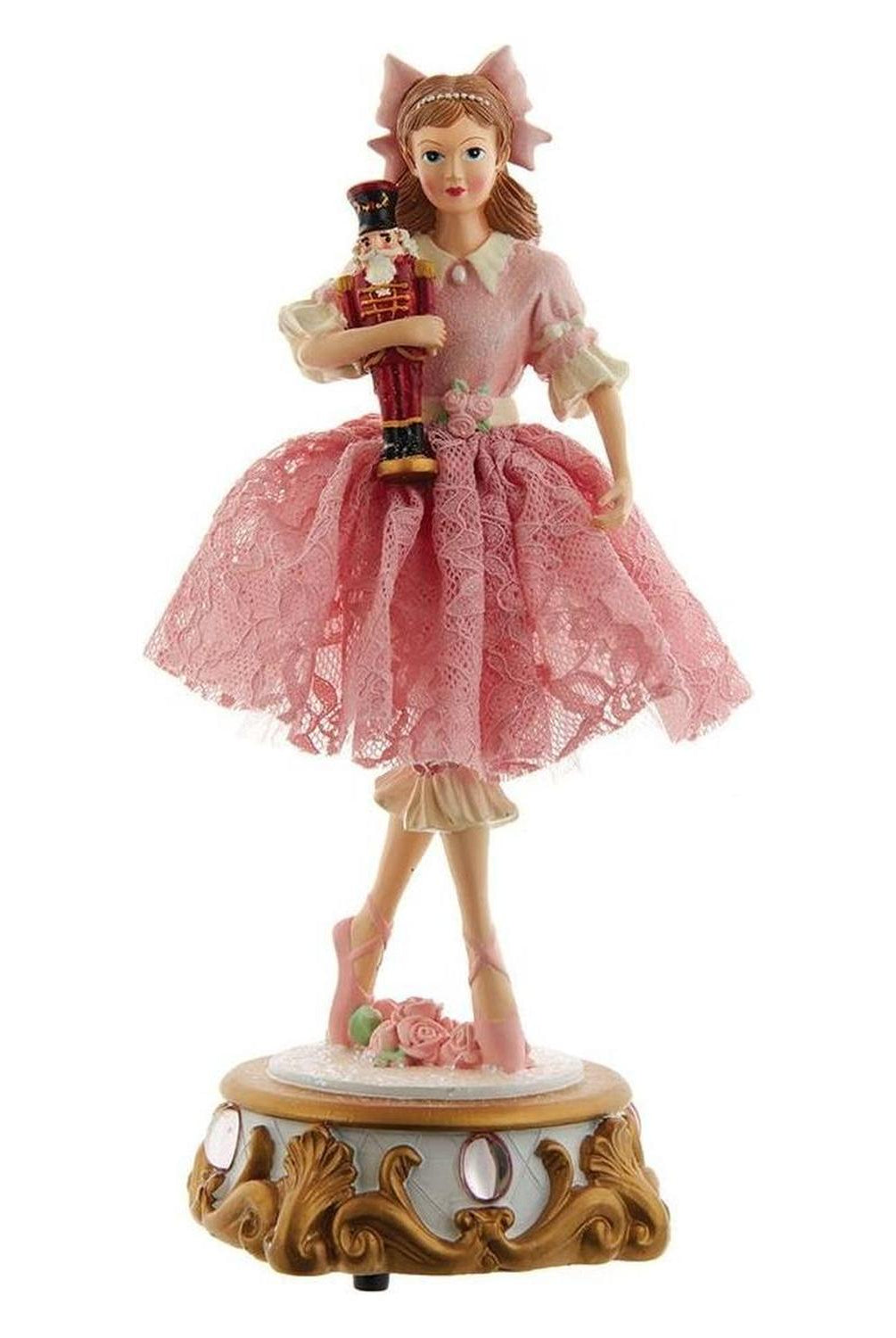 Kurt Adler 11.25" Clara Ballet Nutcracker Musical Deco