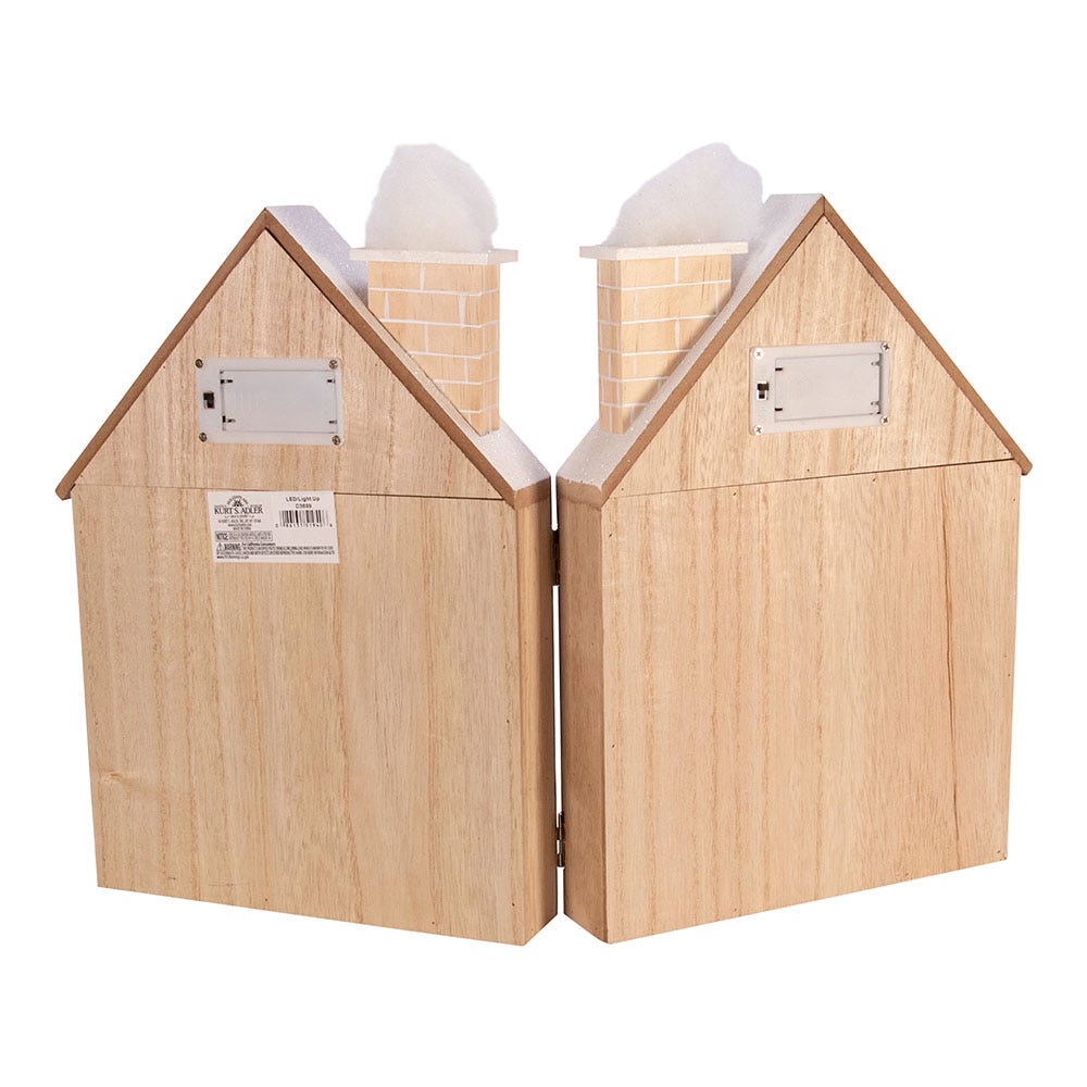 Shop For Kurt Adler 11.81 - Inch Wooden LED Nativity Advent Calendar