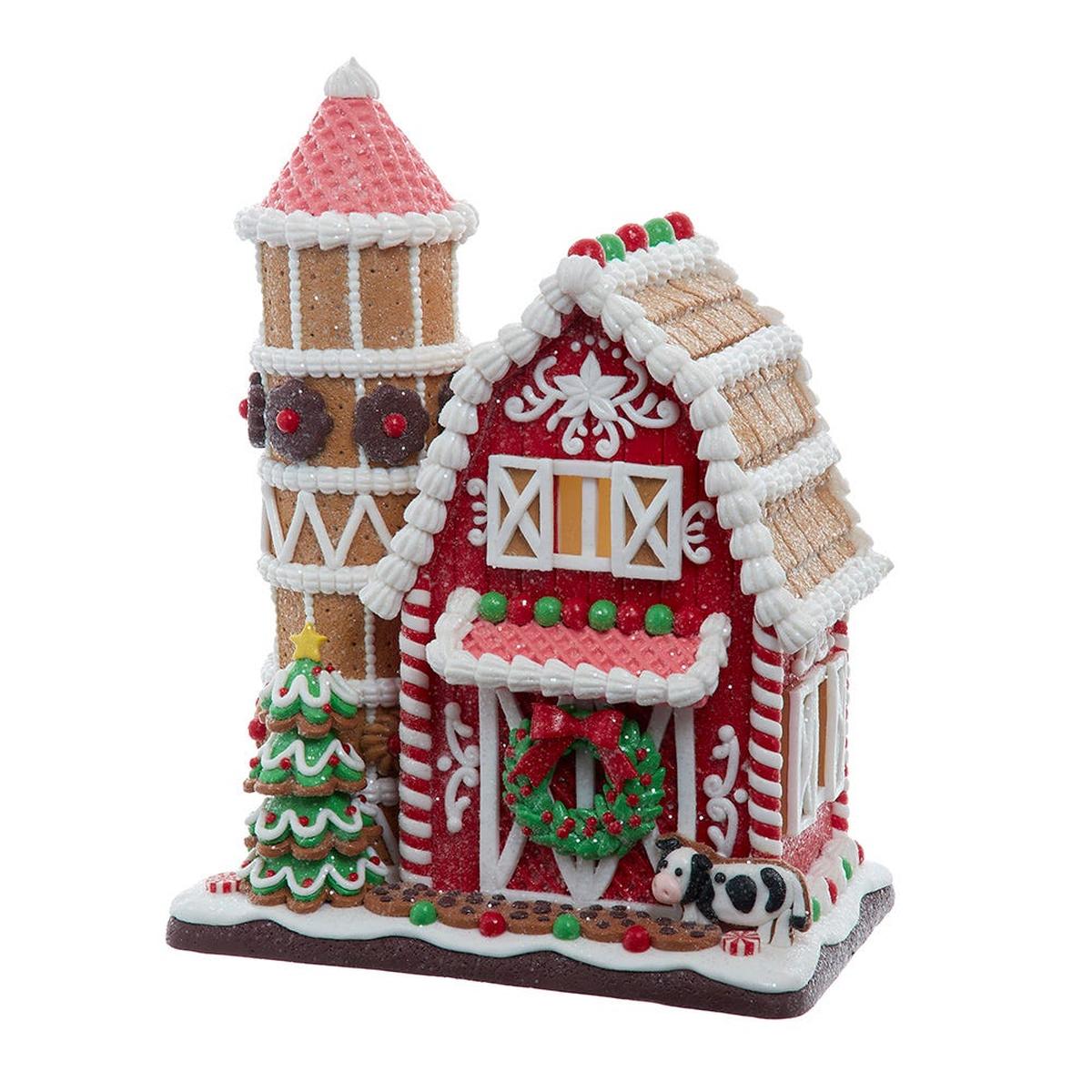 Shop For Kurt Adler 12 - Inch Battery Operated LED Gingerbread Barn