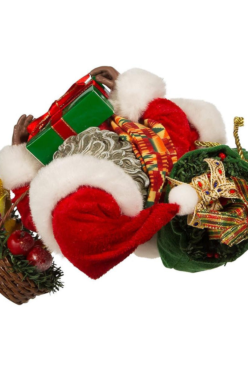 Shop For Kurt Adler 12 - Inch Fabriché Kwanzaa Santa