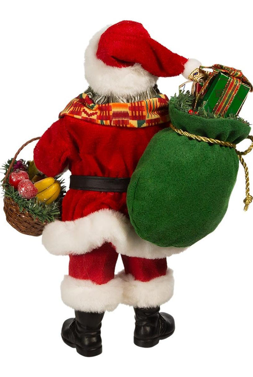 Shop For Kurt Adler 12 - Inch Fabriché Kwanzaa Santa