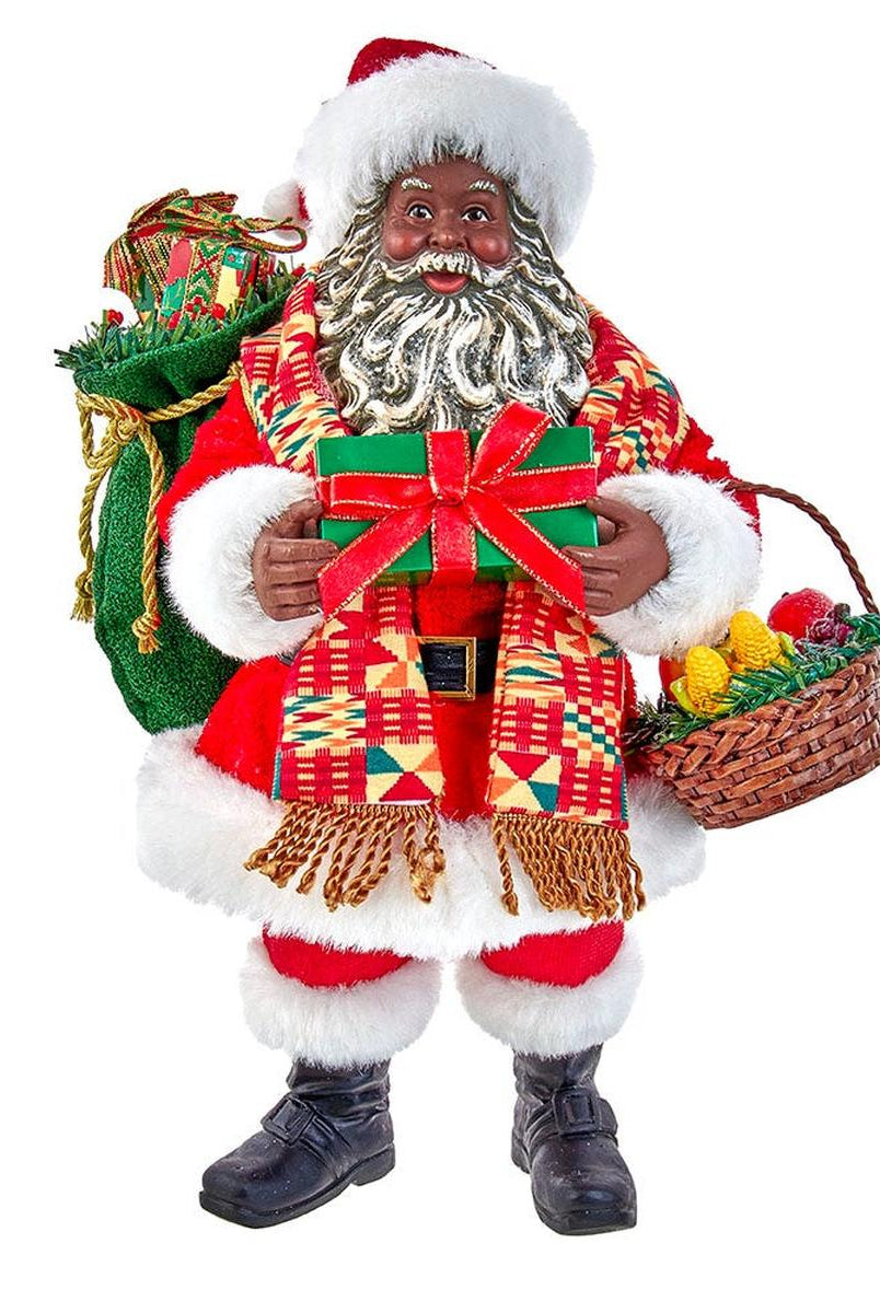 Shop For Kurt Adler 12 - Inch Fabriché Kwanzaa Santa